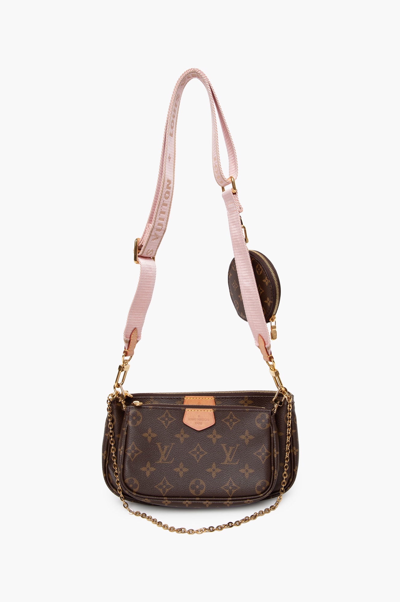 Louis Vuitton Multi Pochette Accessoires Monogram Rose Clair