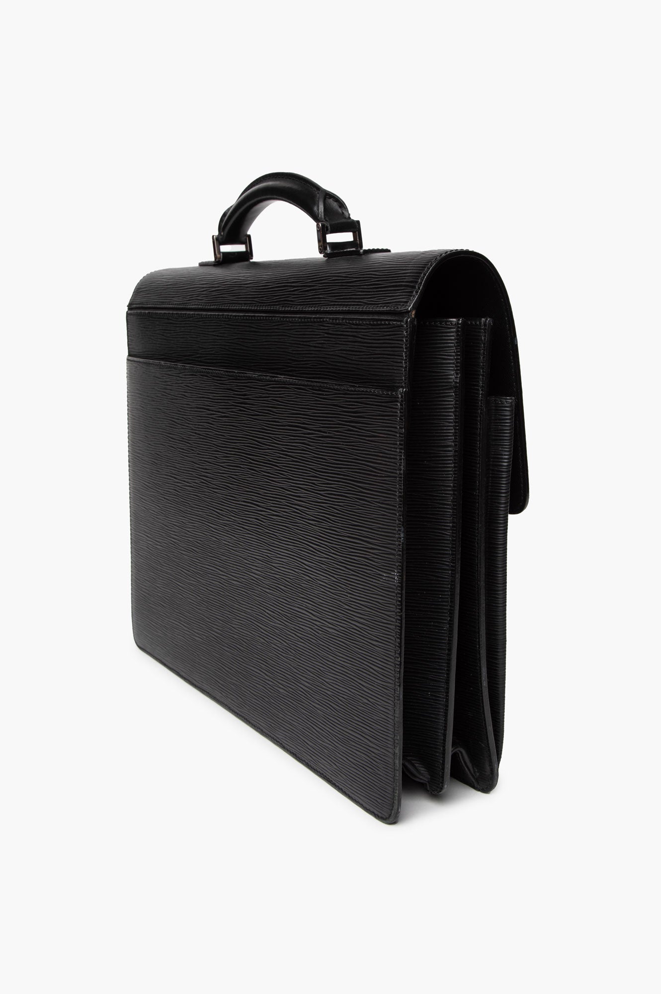 Louis Vuitton Black Epi Leather Robusto Briefcase