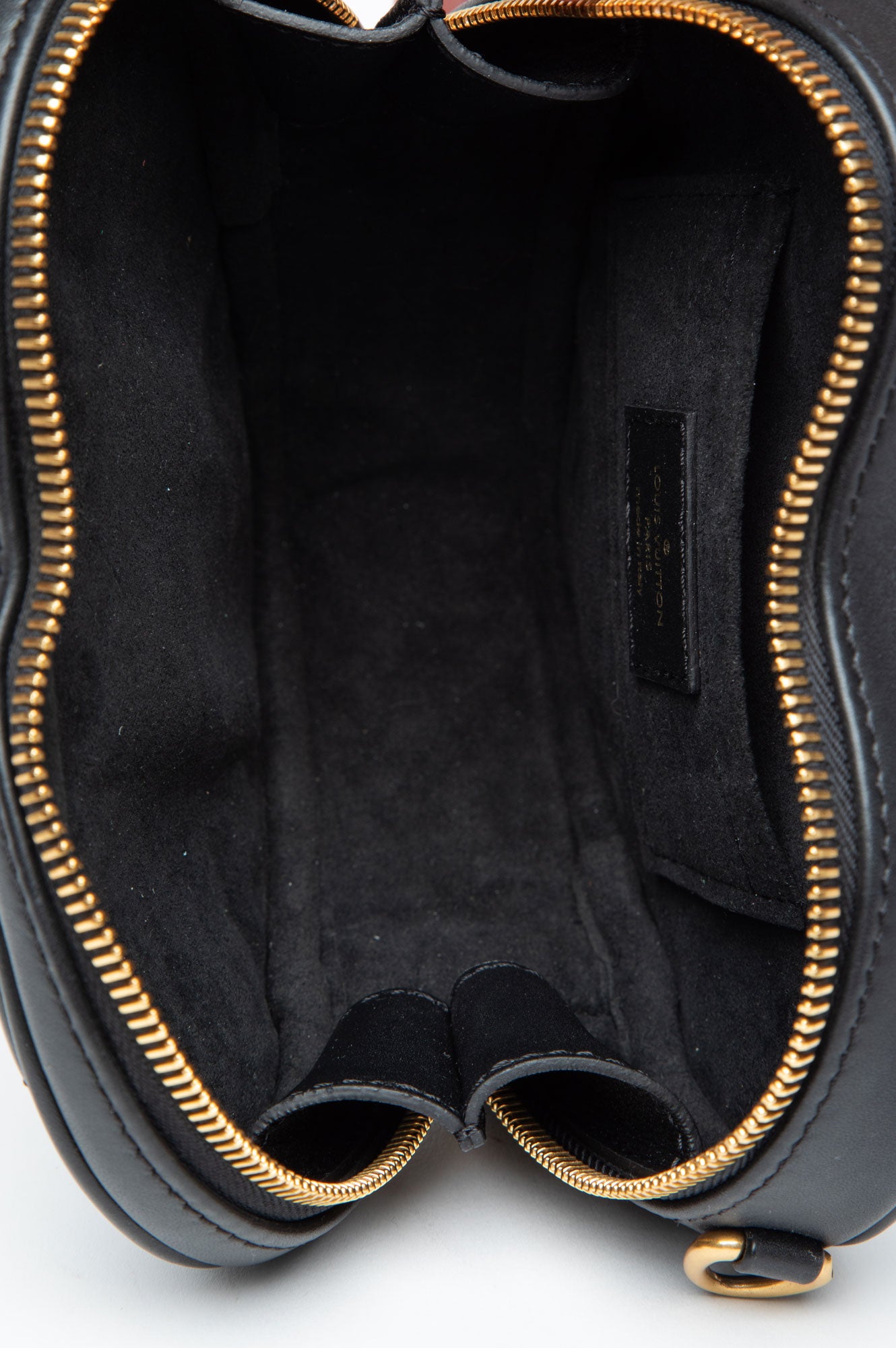Louis Vuitton Quilted Black Leather New Wave Heart Bag