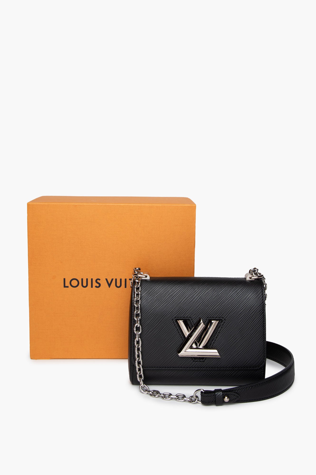Louis Vuitton Black Epi Leather Twist PM Bag