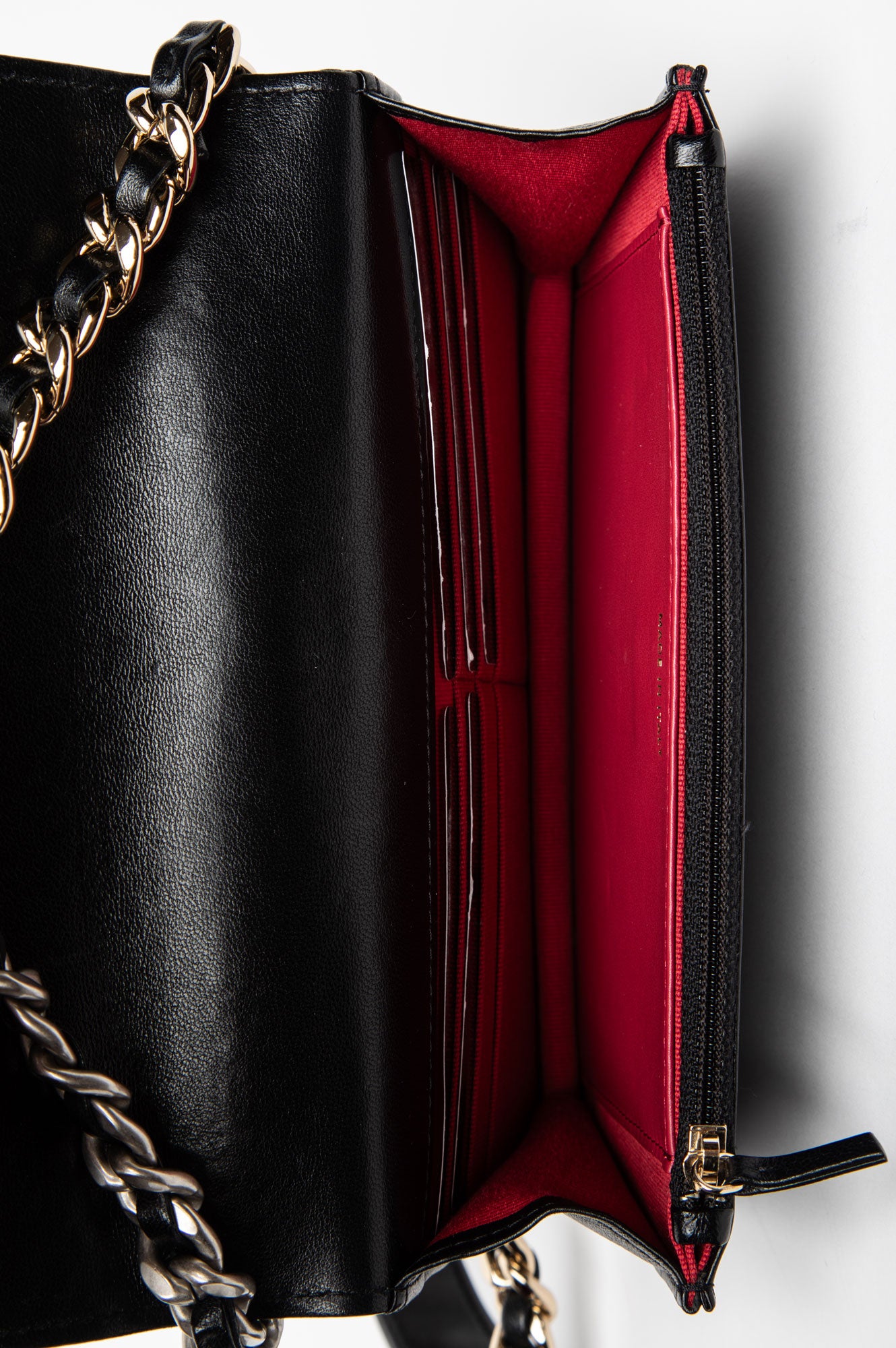 Chanel 19 Black Lamskin WOC Bag