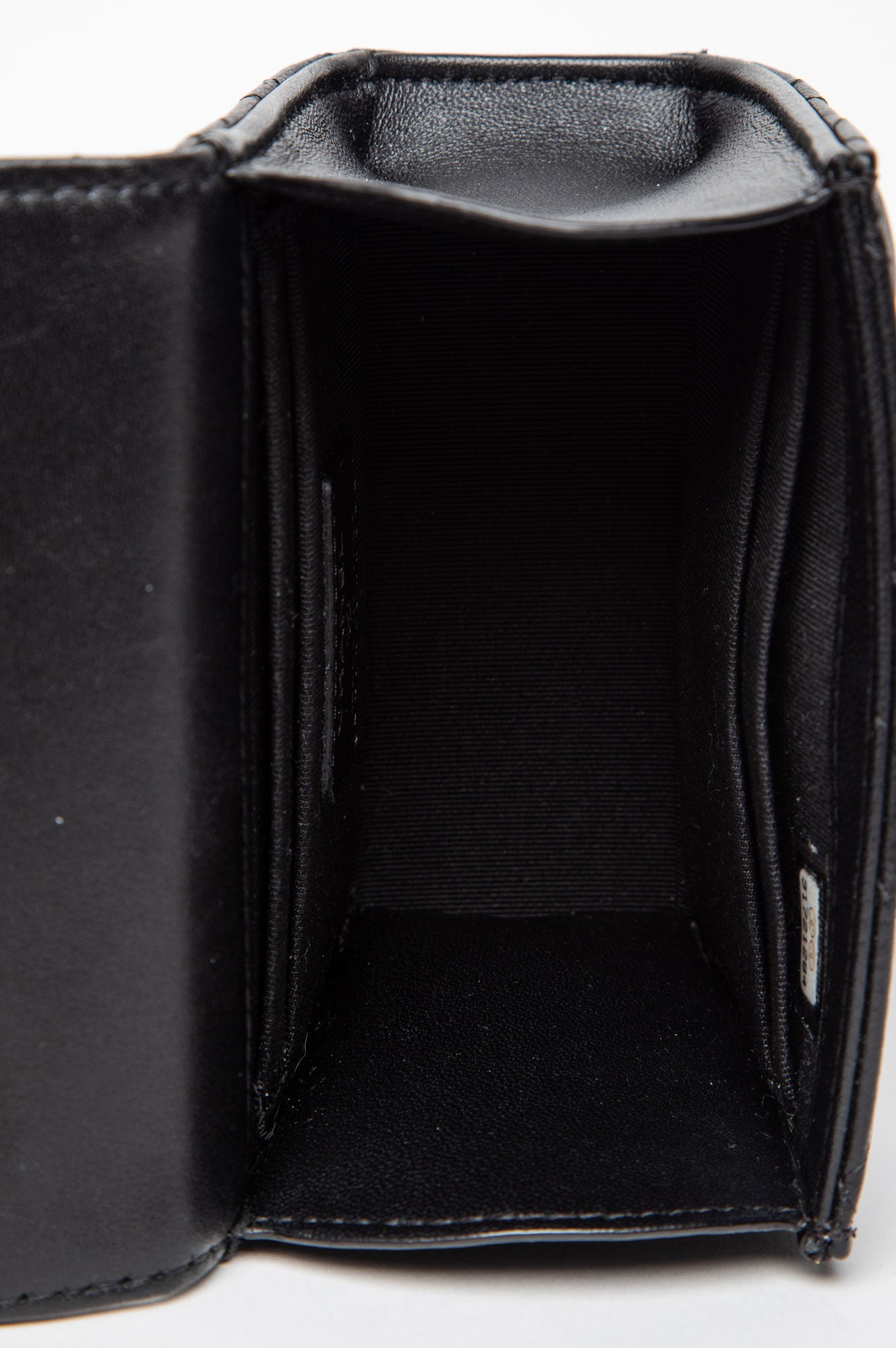 Chanel Black Mini Lamskin Square Bag
