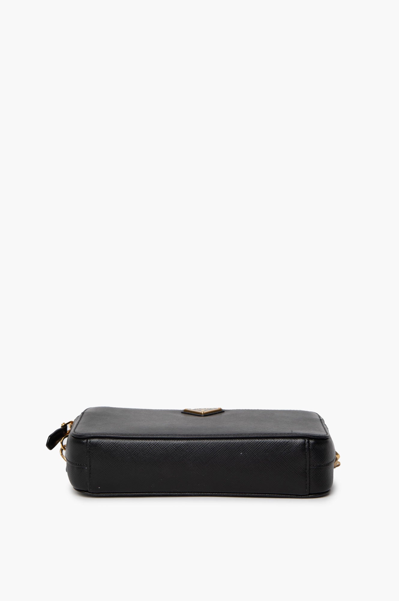 Prada Black Saffiano Mini Bandoliera Bag