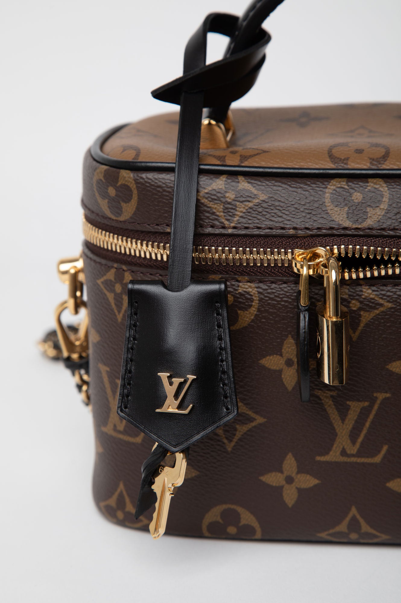 Louis Vuitton Brown Monogram Reverse Vanity PM Bag