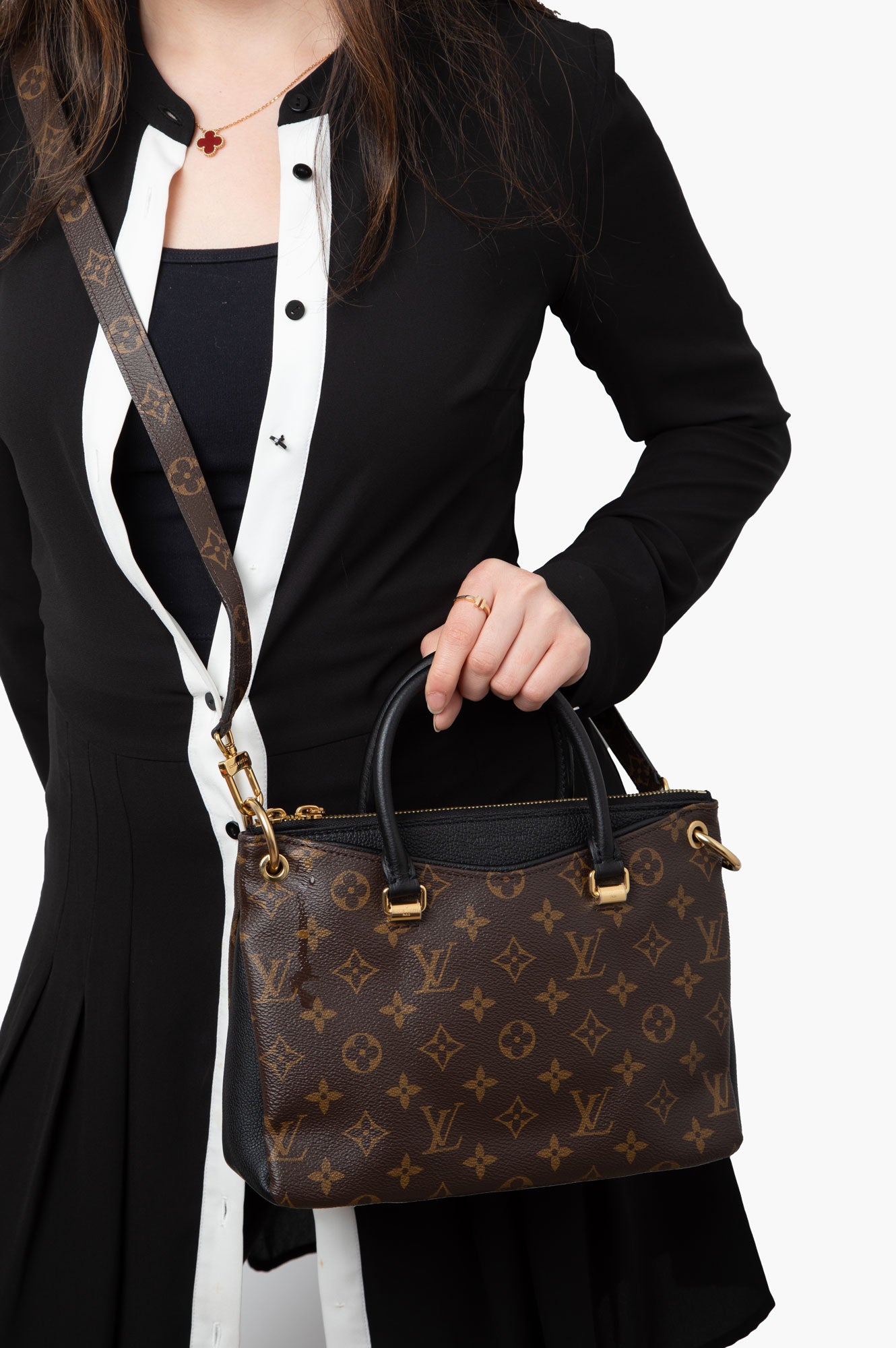 Louis Vuitton Monogram Pallas Full BB Black