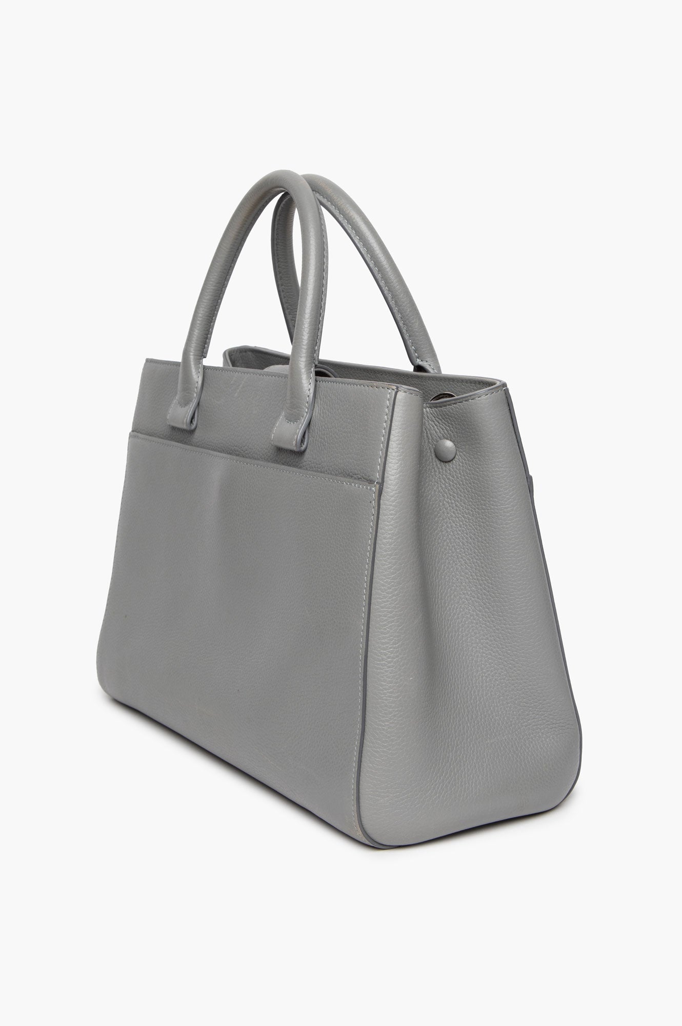 Chanel Grey Grained Calfskin Neo Executive Tote