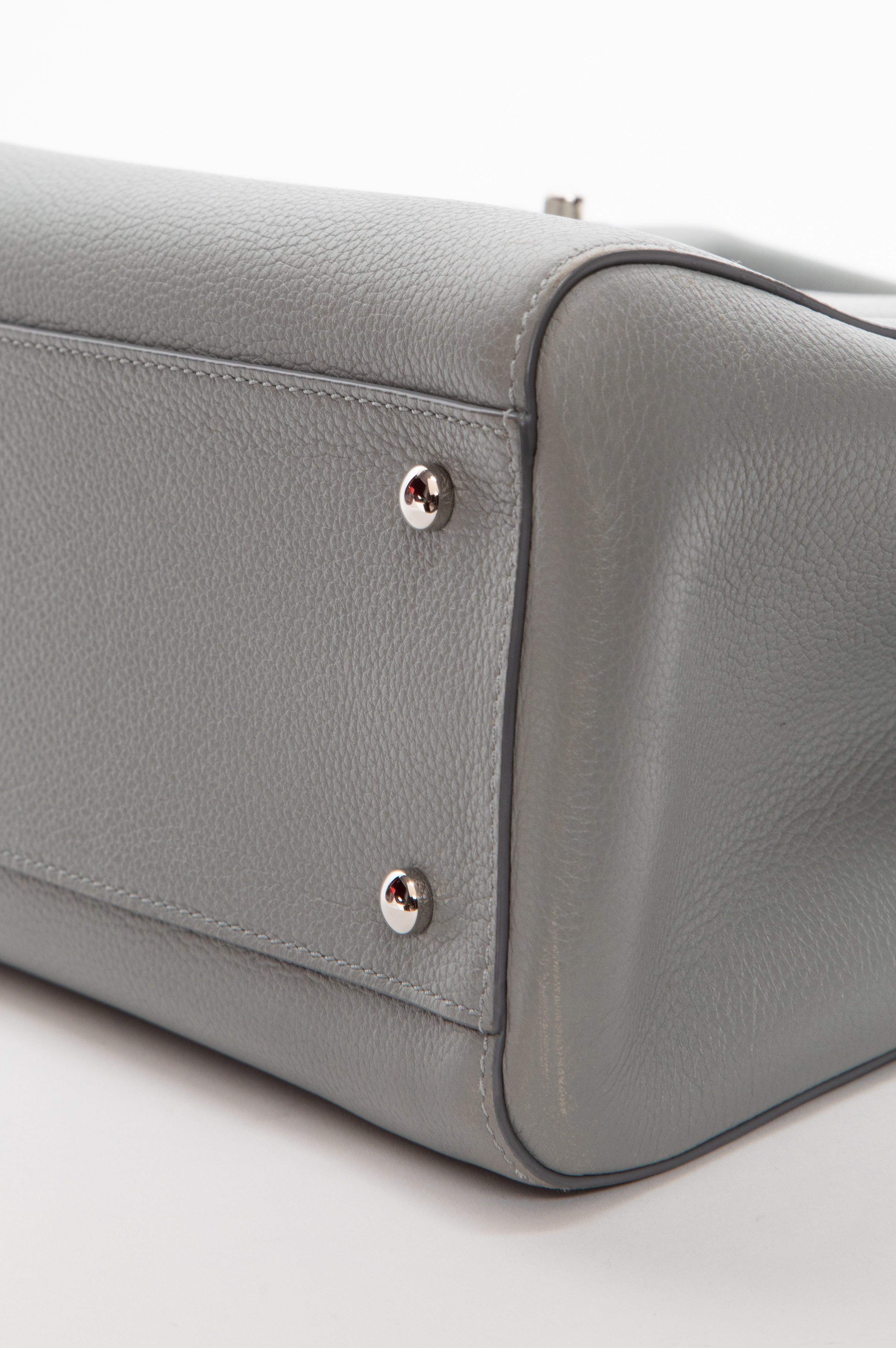 Chanel Grey Grained Calfskin Neo Executive Tote