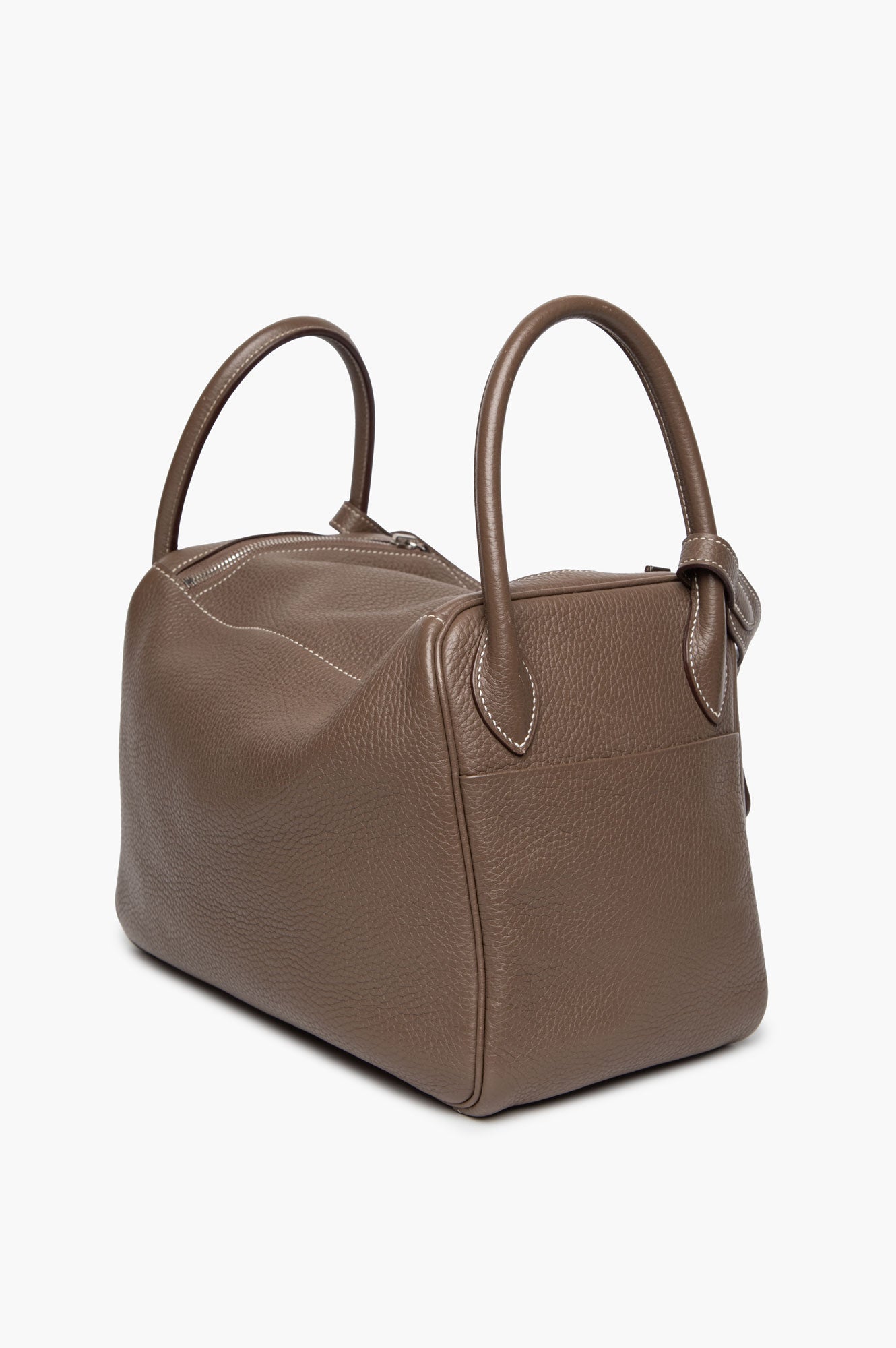 Hermès Etaupe Taurillon Clemence Lindy 30