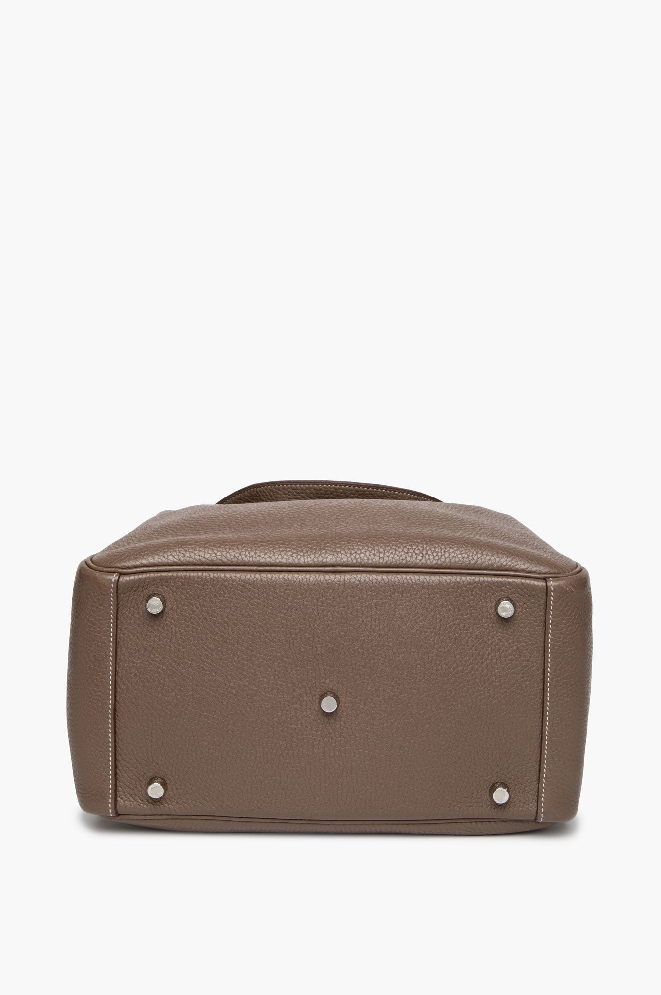 Hermès Etaupe Taurillon Clemence Lindy 30