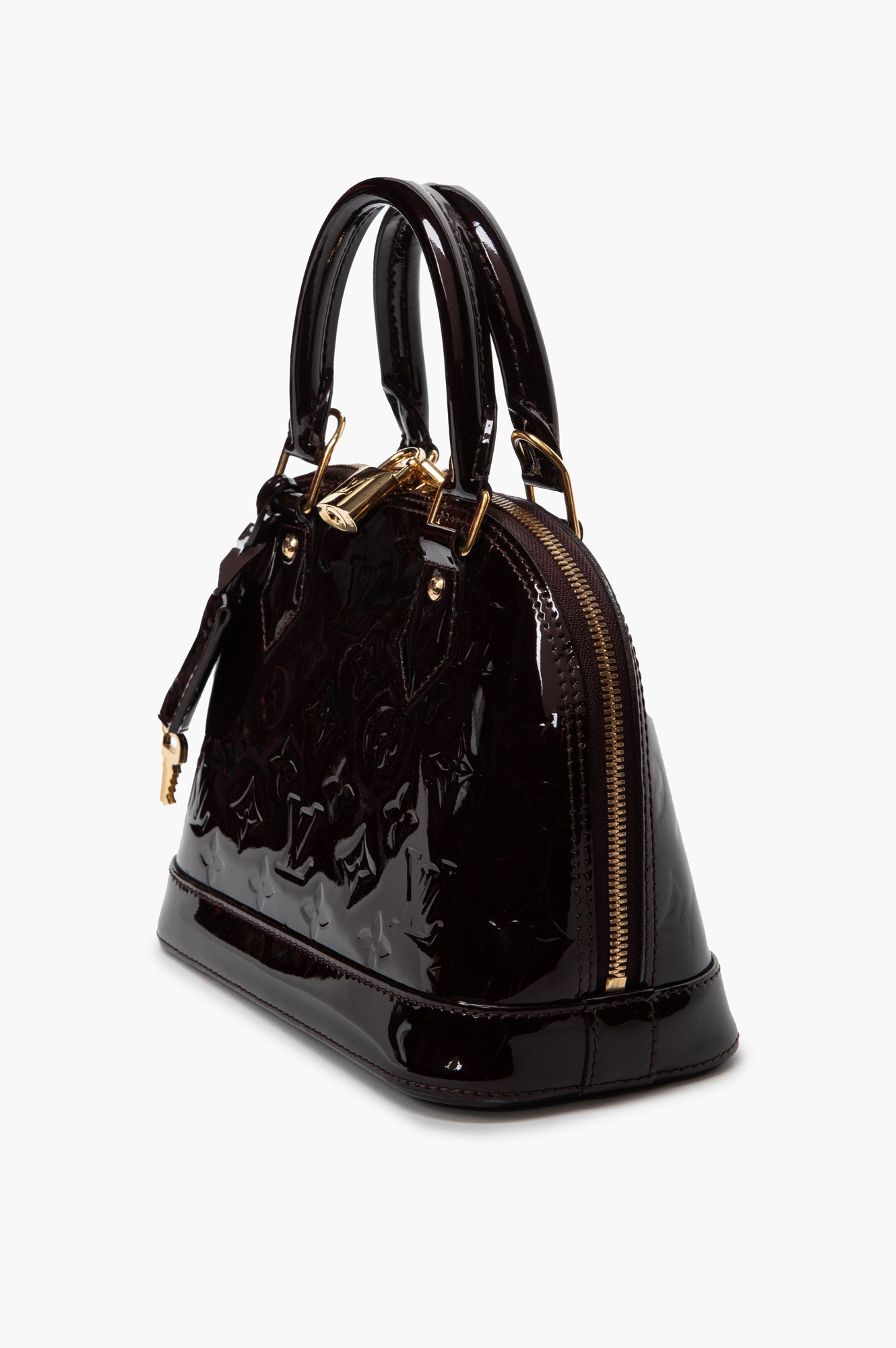 Louis Vuitton Monogram Amarante Vernis Alma BB