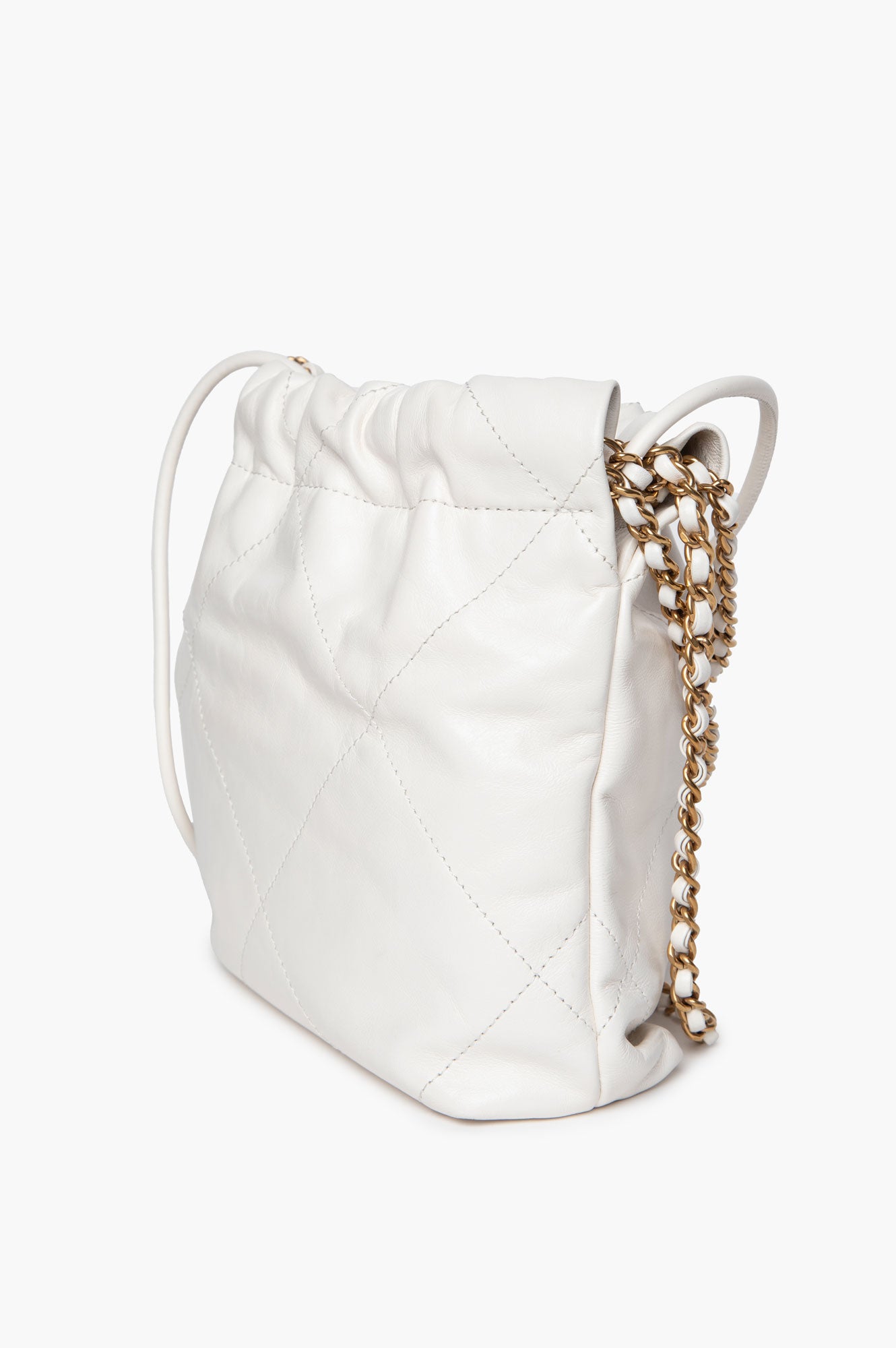 Chanel White Mini 22 Bag
