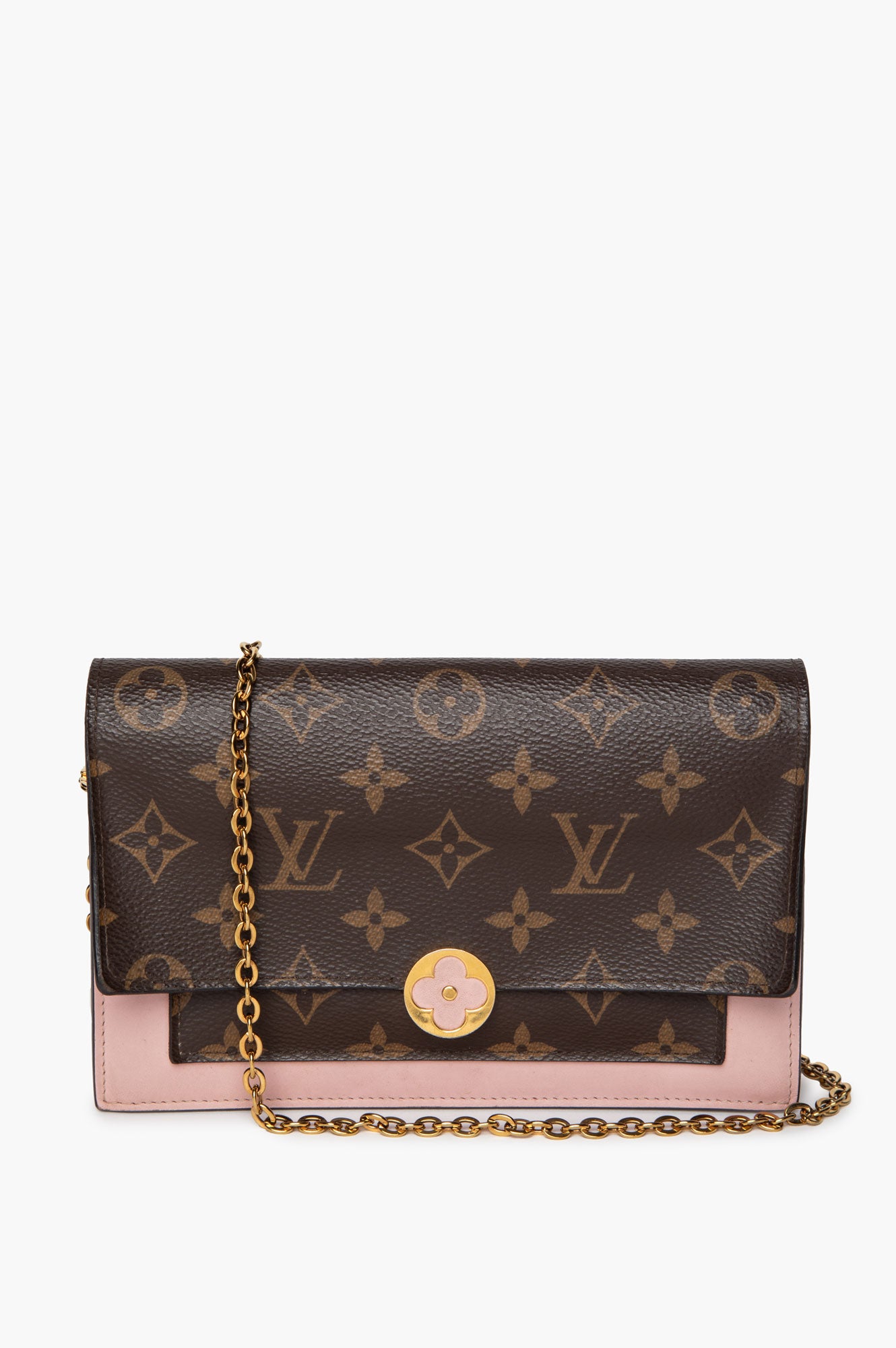 Louis Vuitton Monogram Flore Wallet On Chain Bag