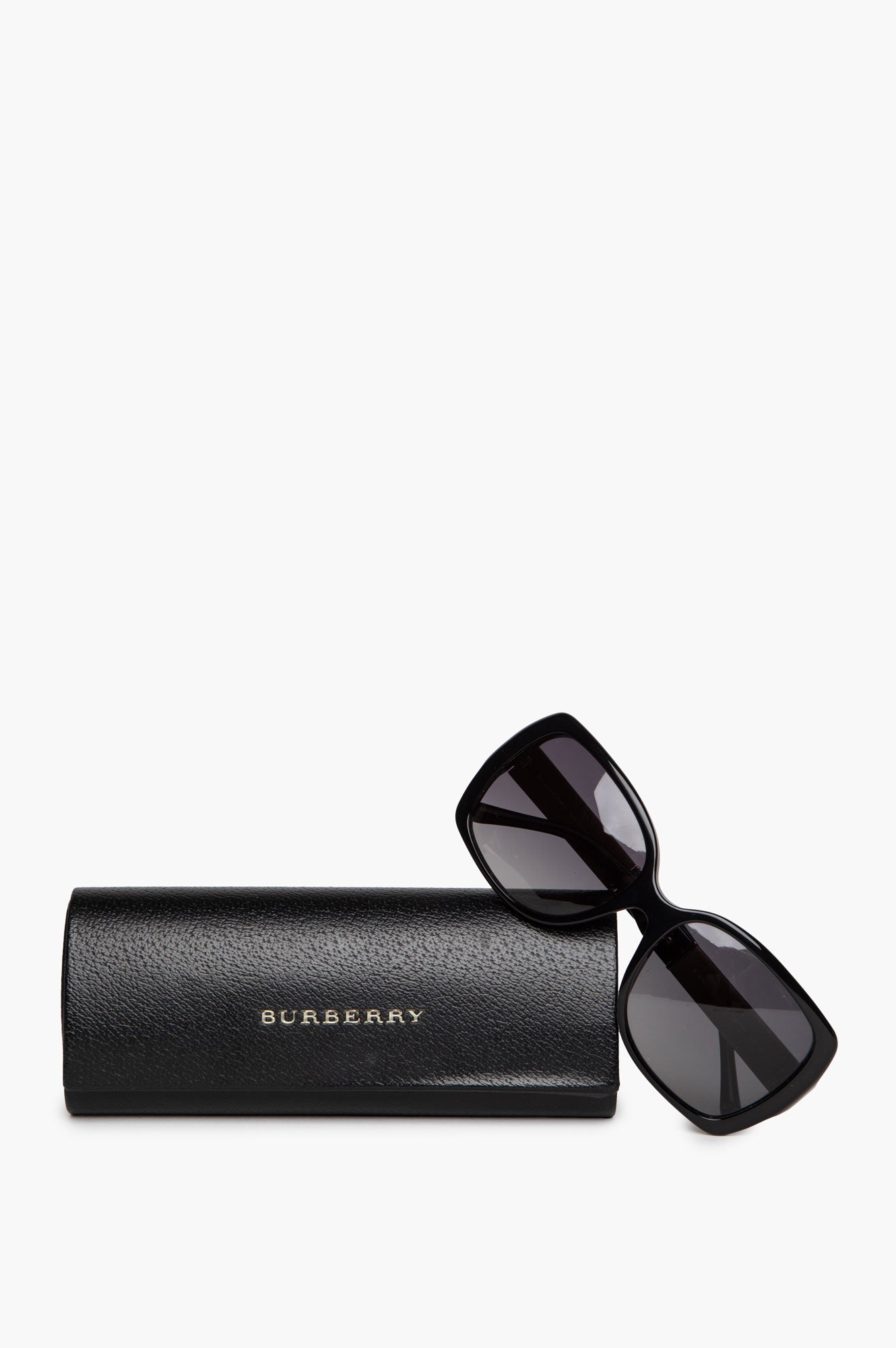 Burberry Black & Gold House Check BE4160 Sunglasses