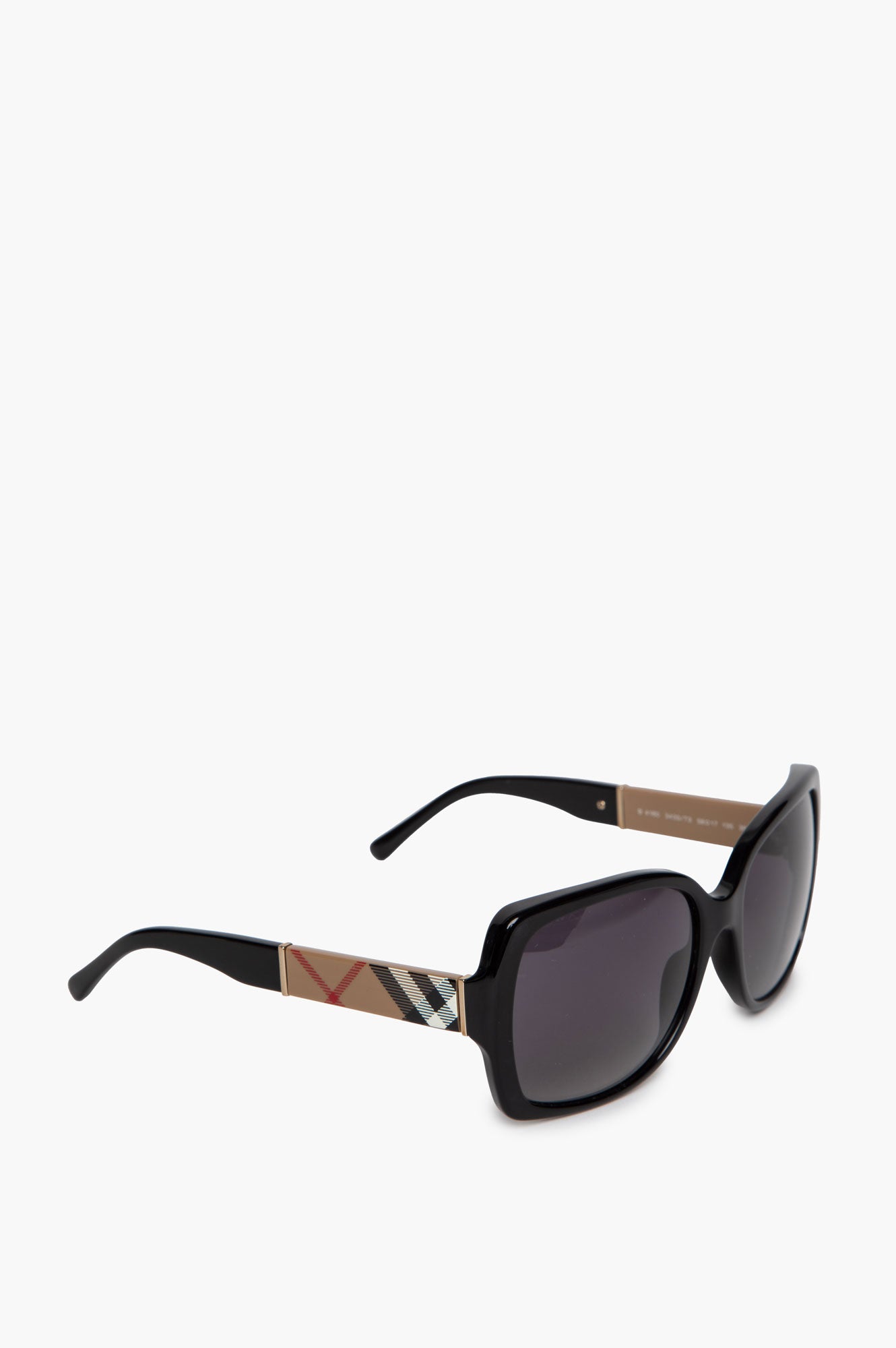 Burberry Black & Gold House Check BE4160 Sunglasses