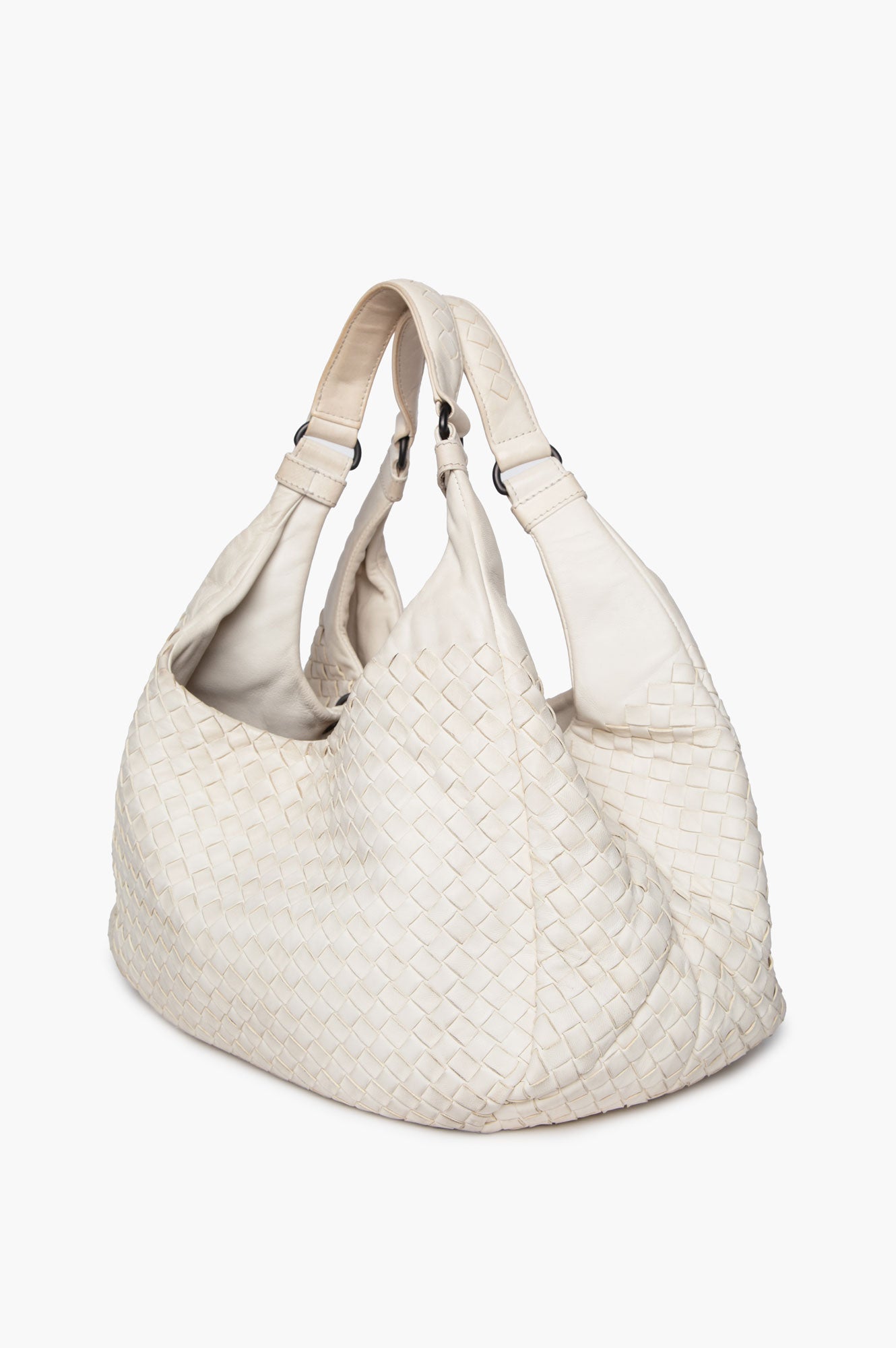 Bottega Veneta White Tote Bag