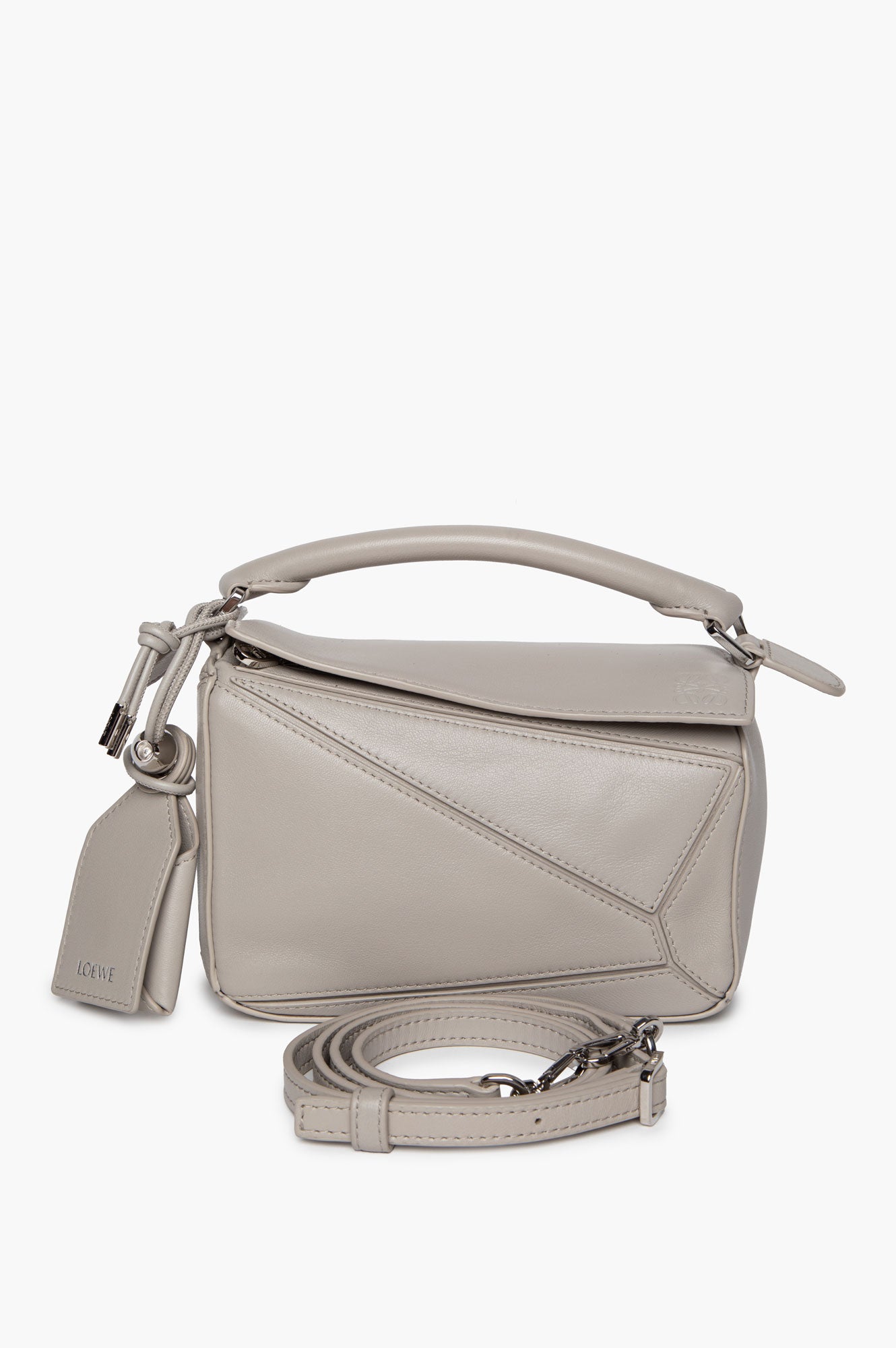 Loewe Grey Mini Puzzle Bag