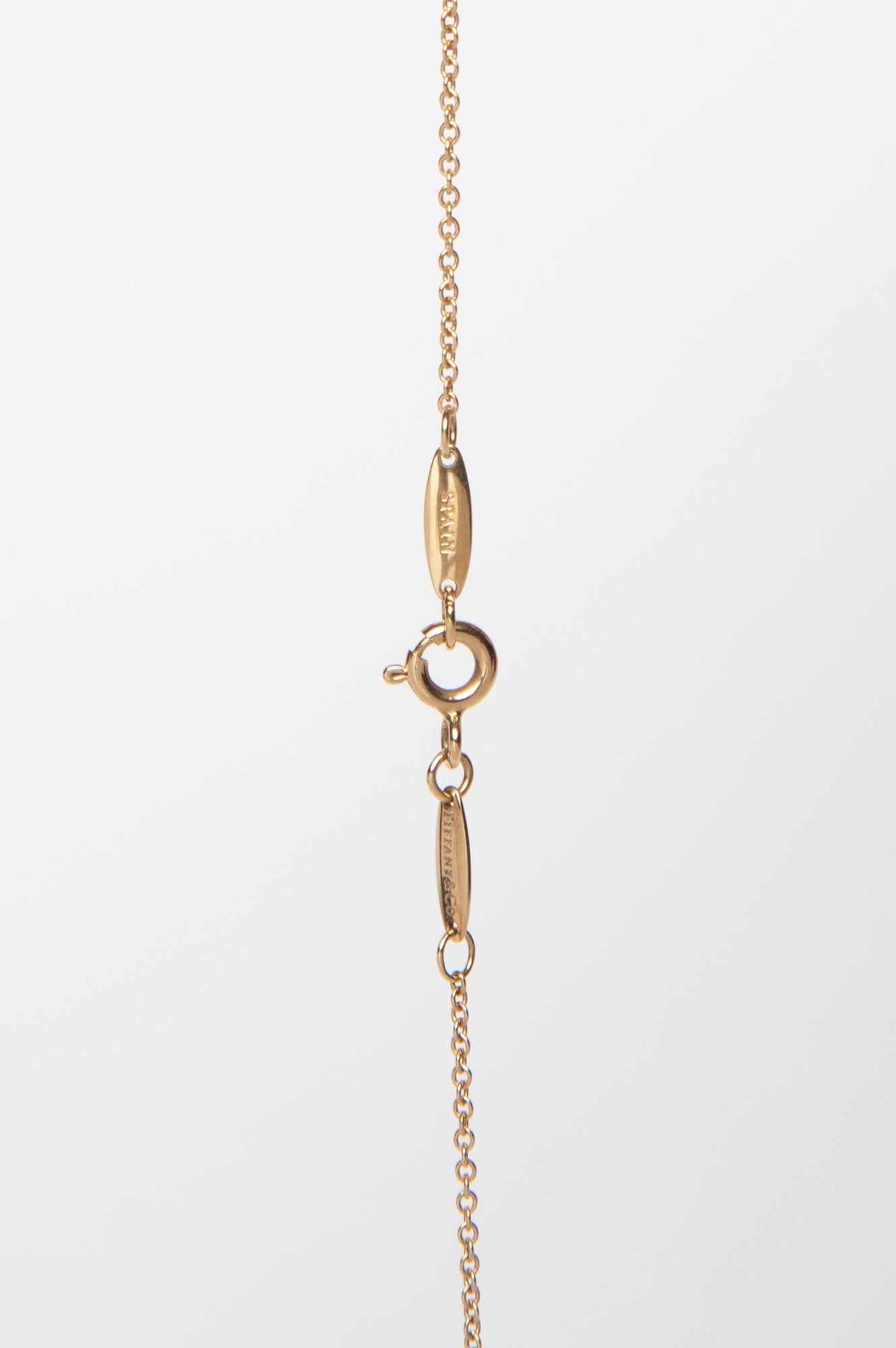 Tiffany Gold Bean Necklace