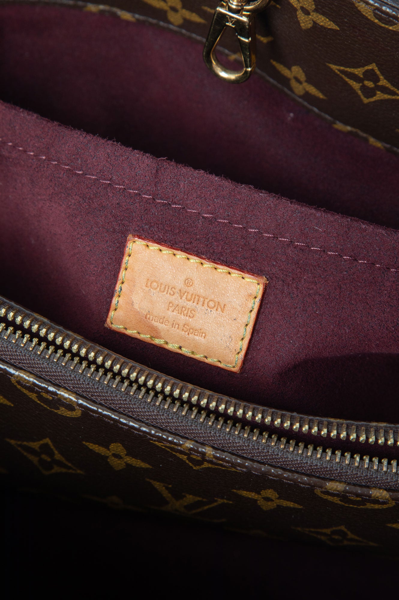 Louis Vuitton Brown Montaigne MM Bag