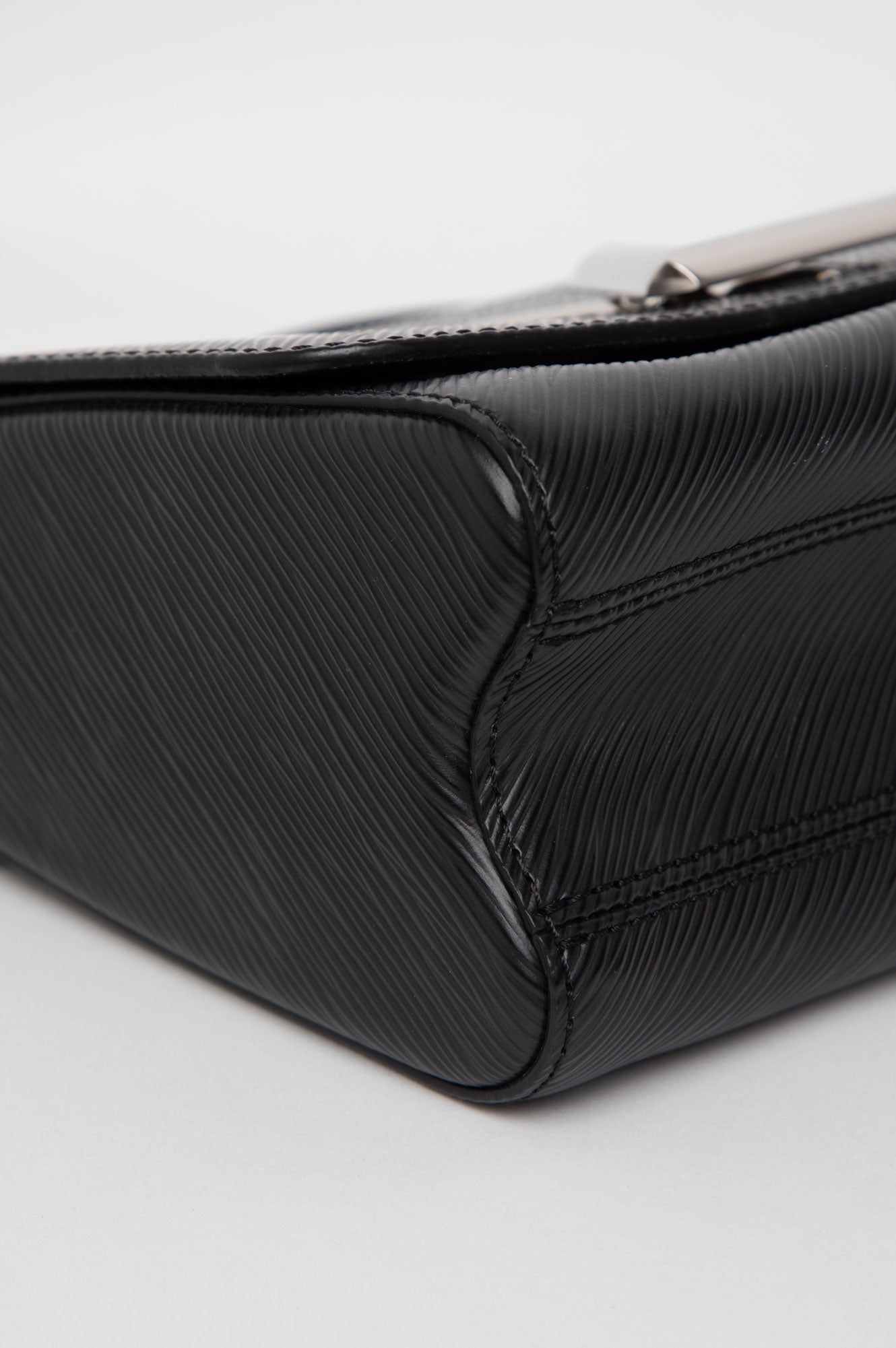 Louis Vuitton Black Epi Twist MM Bag SHW