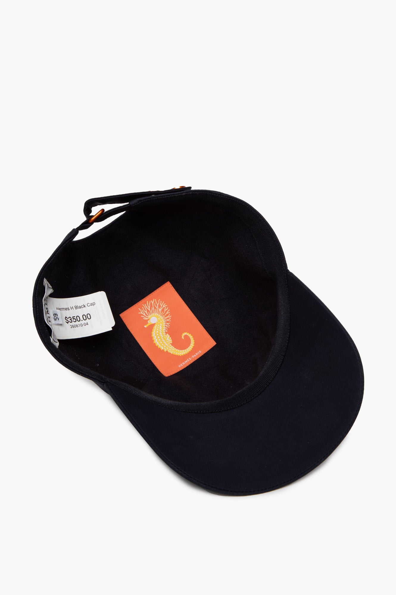 Hermes H Black Cap