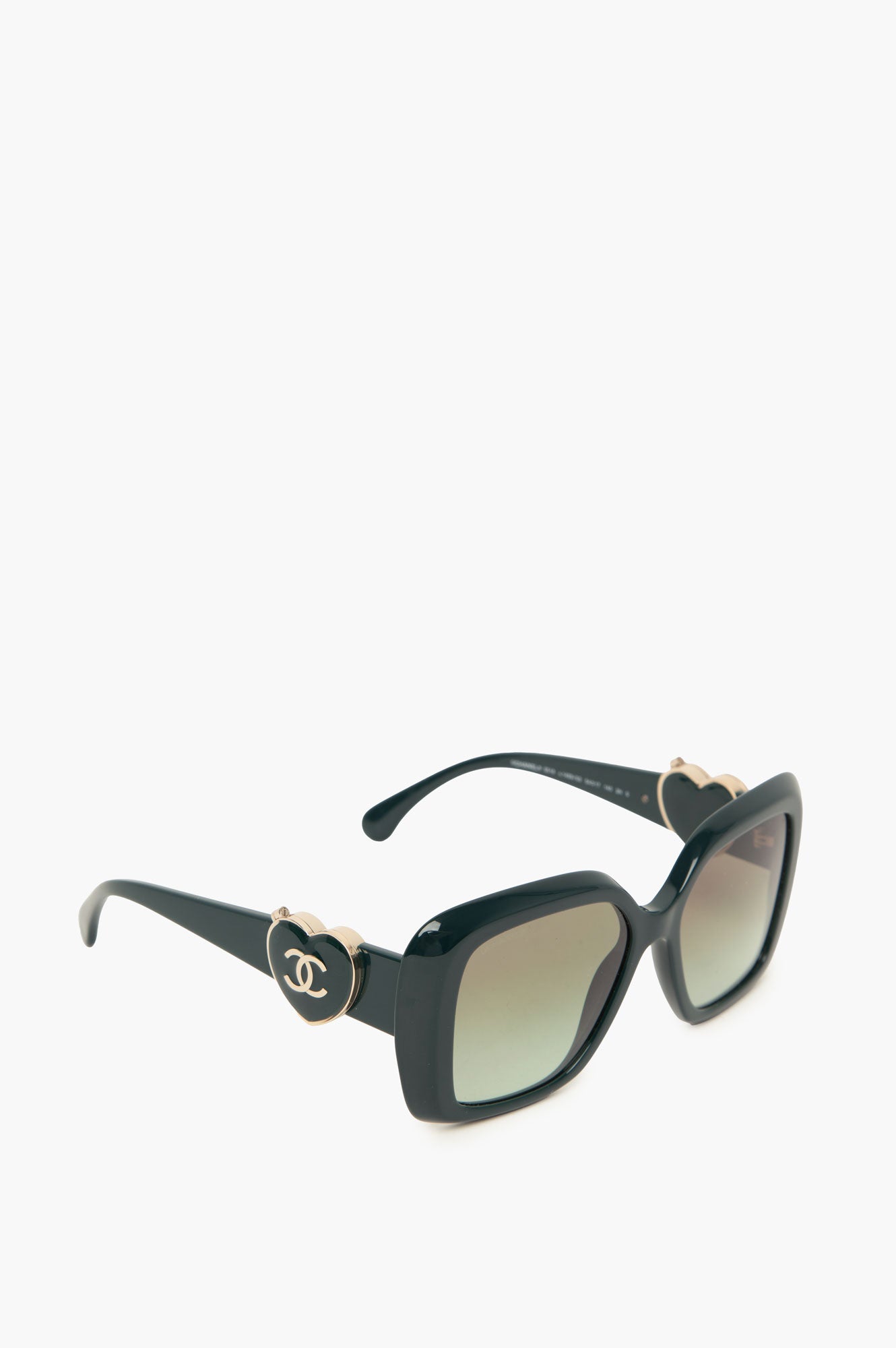 Chanel Green Square Gradient Sunglasses