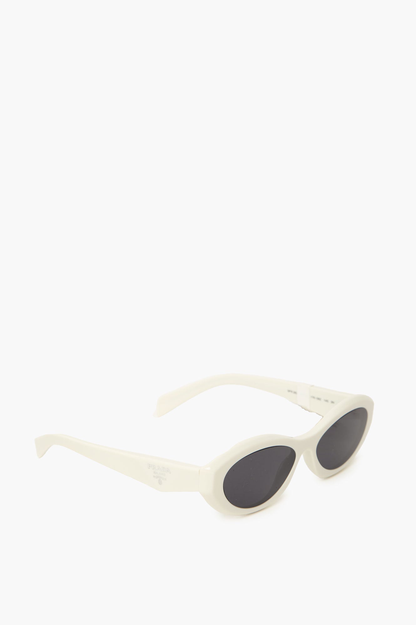 Prada White Cateye Sunglasses