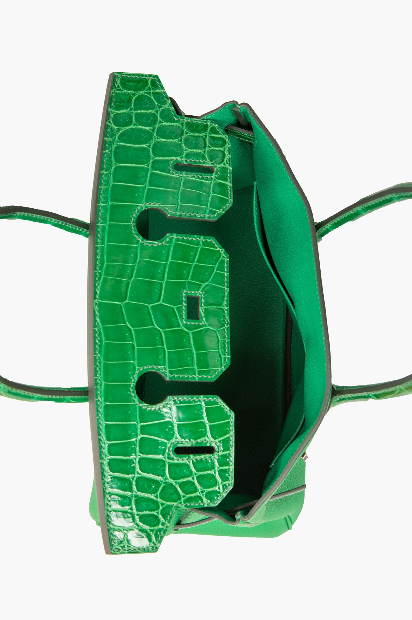 Hermes Birkin 30 Vert Comics Green Togo Alligator Touch With Palladium Hardware
