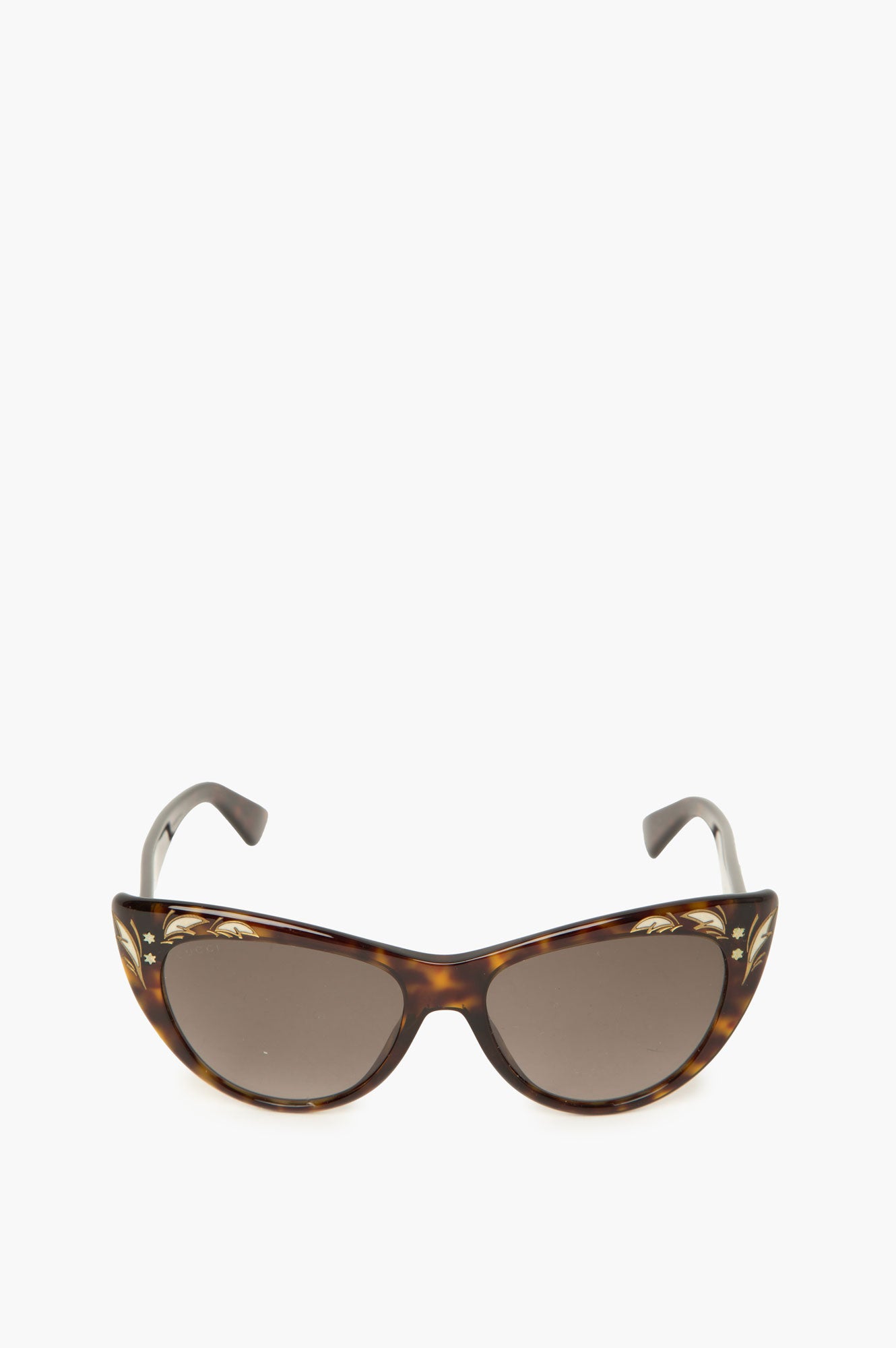 Gucci Brown Cat Eye Sunglasses