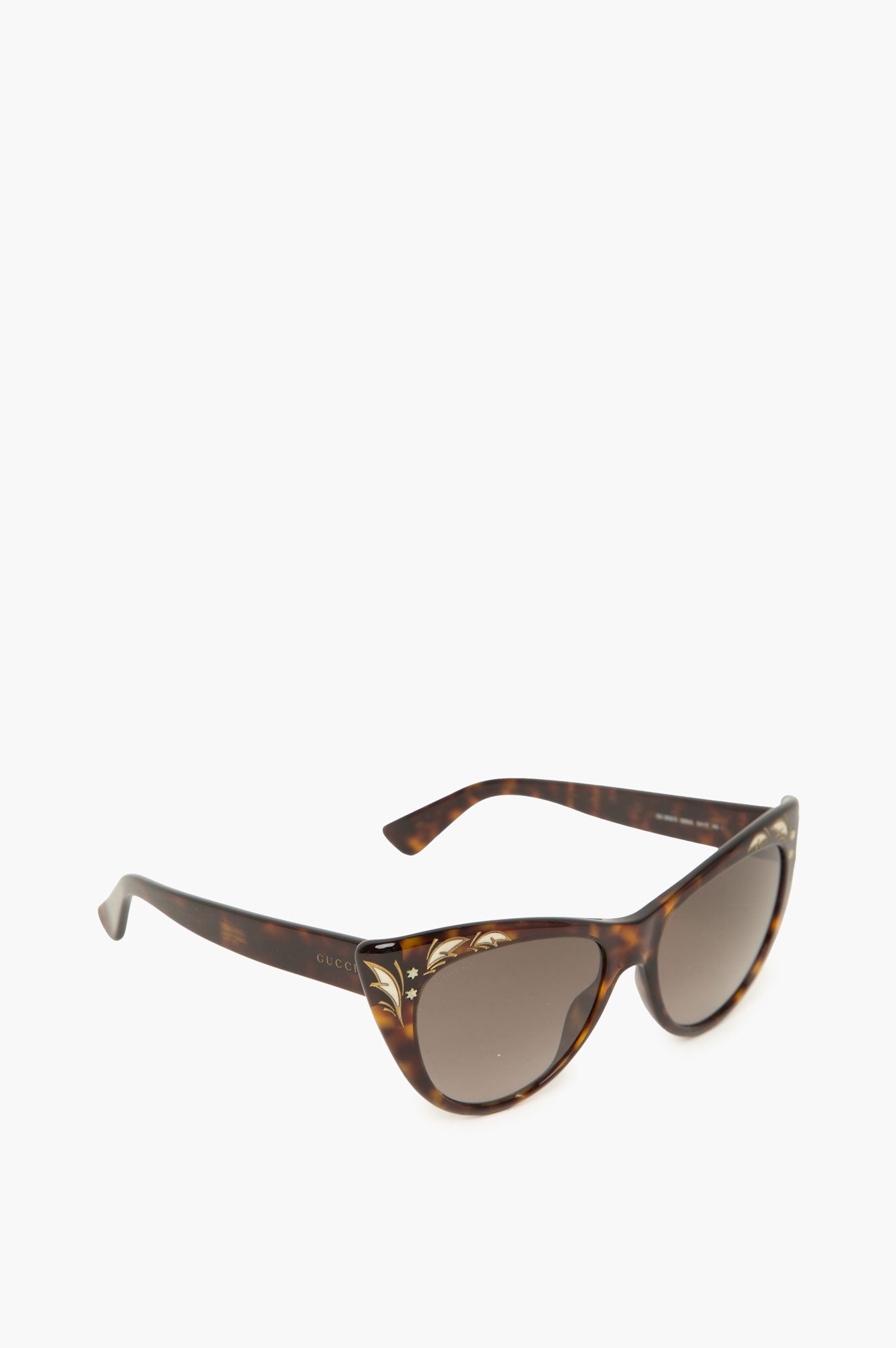 Gucci Brown Cat Eye Sunglasses