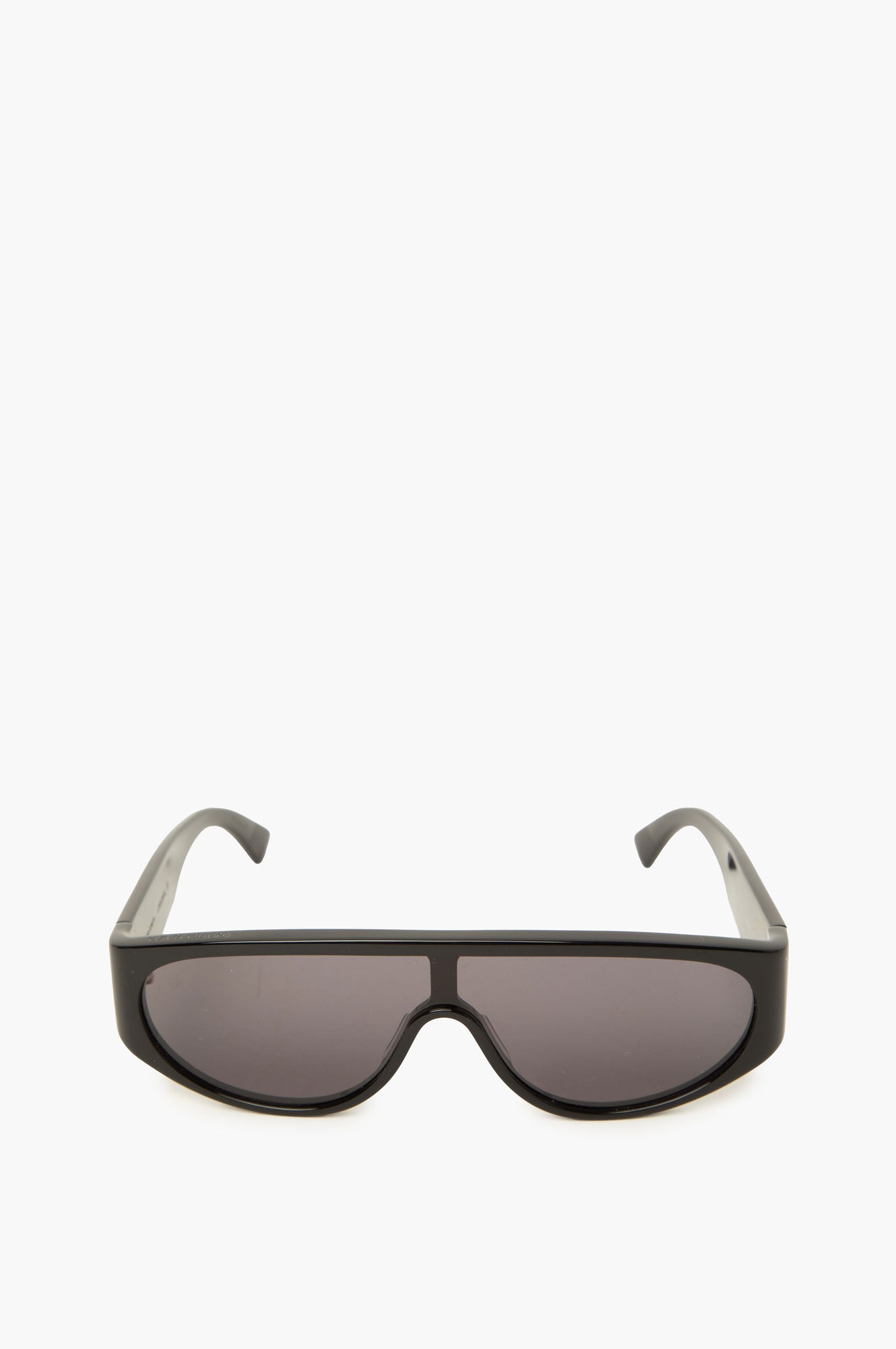 Bottega Veneta Black One Piece Sunglasses