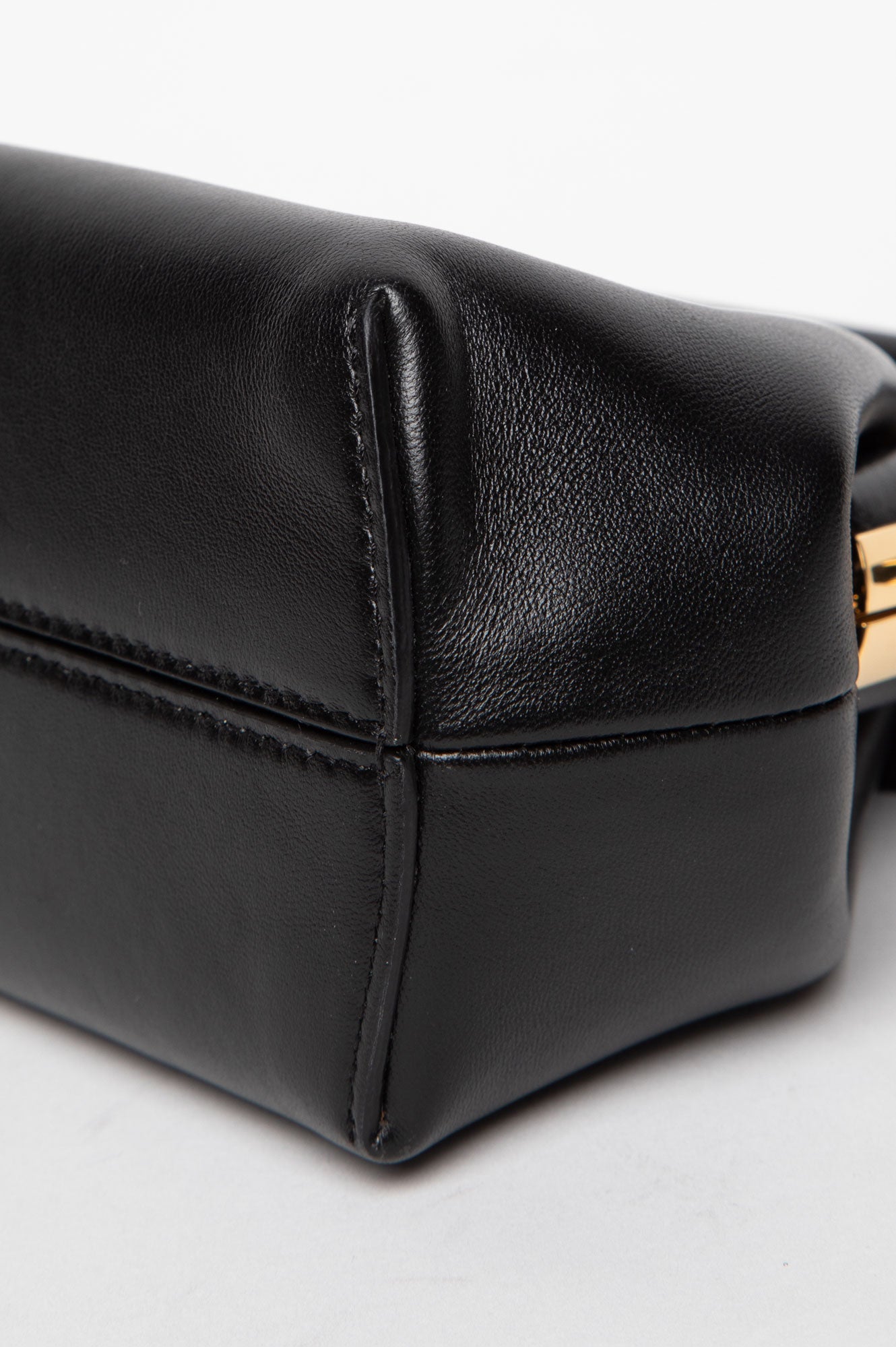 Fendi First Midi Nappa Leather Clutch With Strap