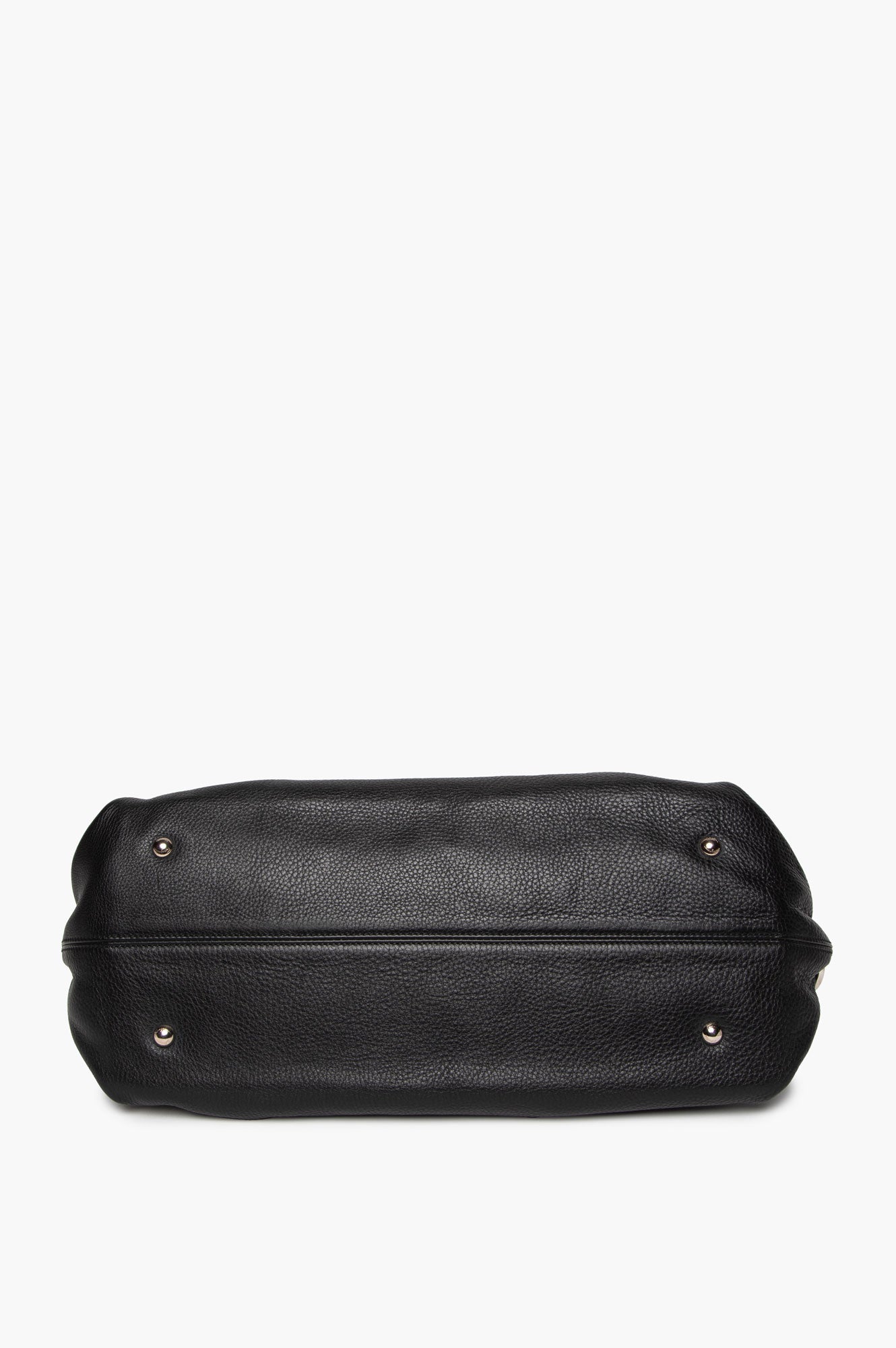 Salvatore Ferragamo Large Black Leather Sofia Satchel