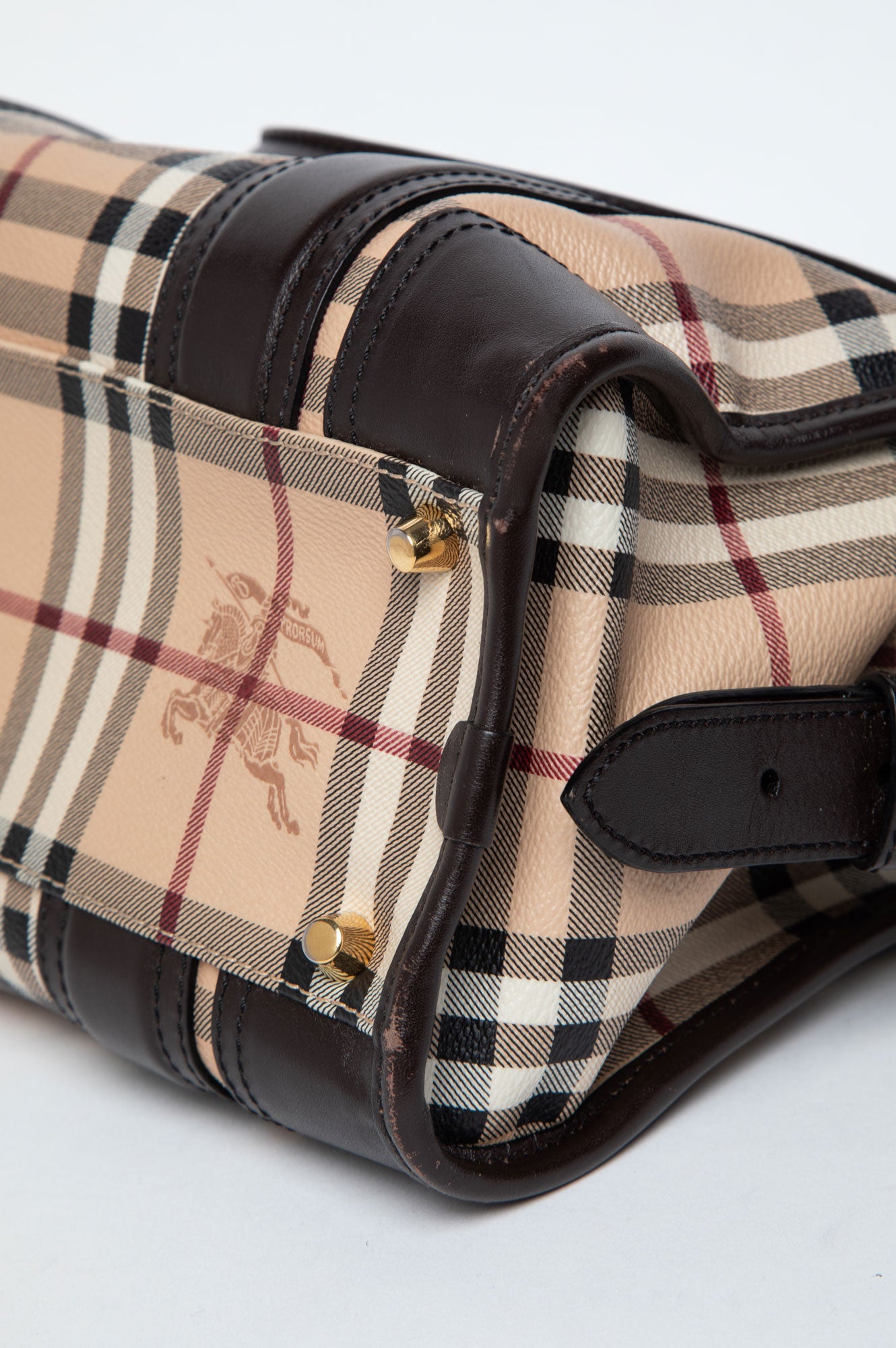Burberry Haymarket Check Minford Satchel
