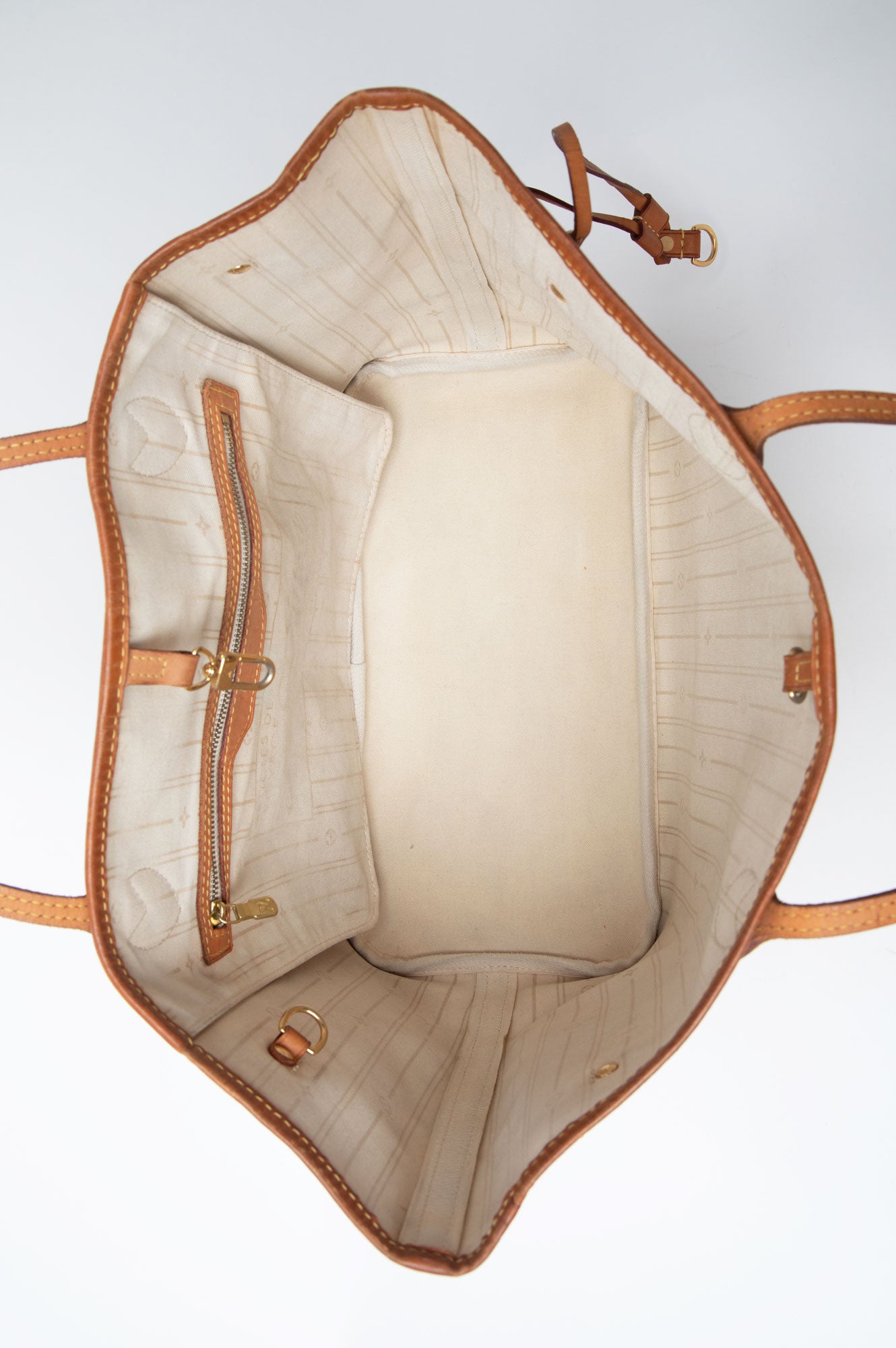 Louis Vuitton Damier Azur Neverfull MM Bag