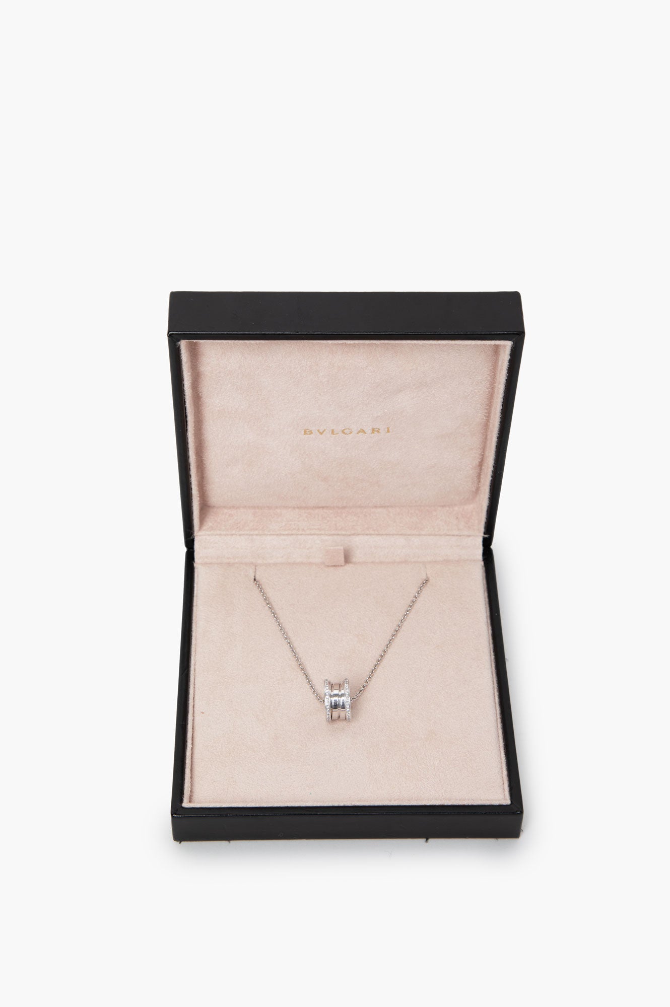 BVLGARI B.zero1 Necklace with 18K White Gold Pendant Set
