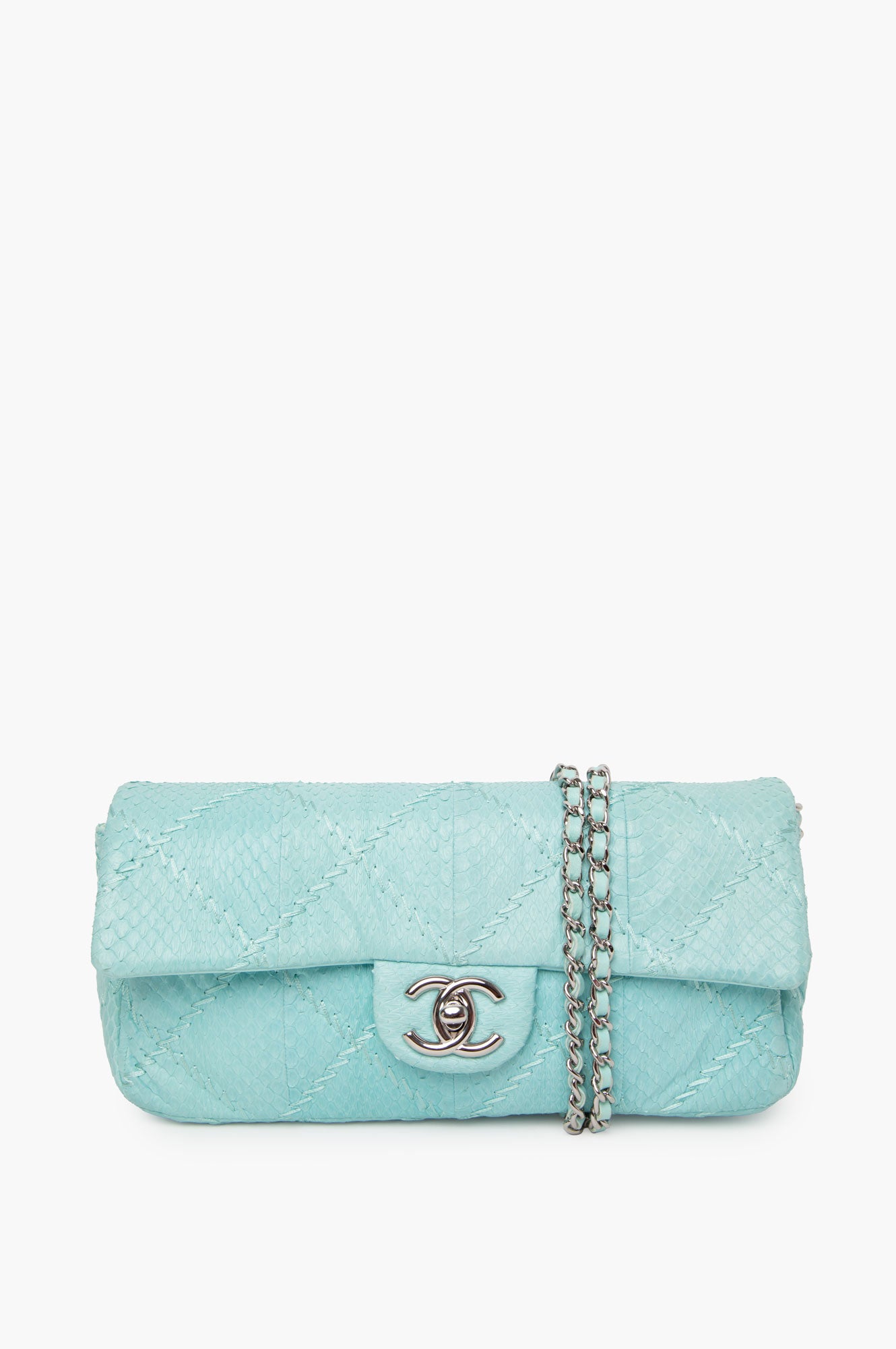 Chanel Blue Ultimate Stitch EW Flap Bag