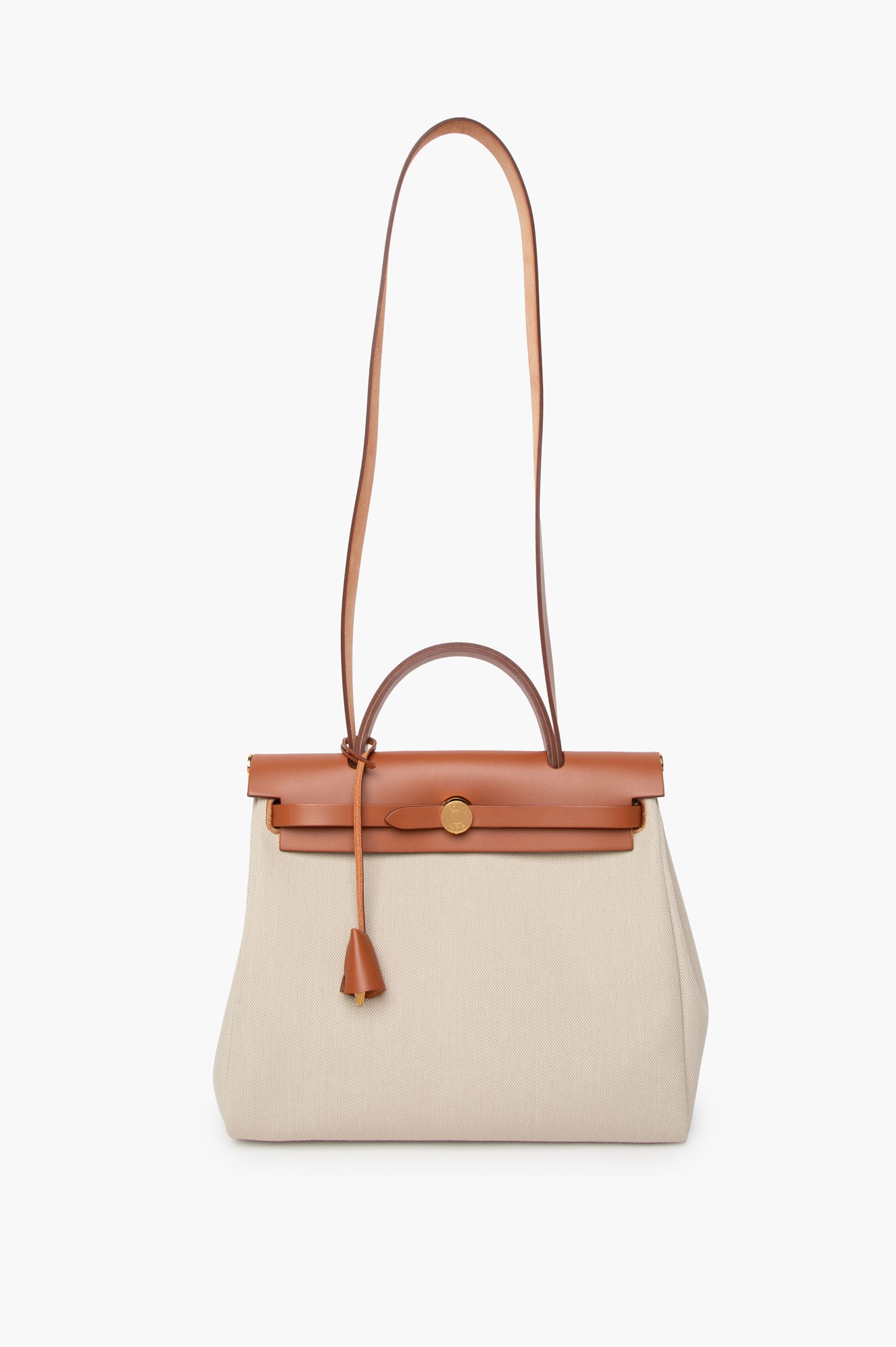 Hermes Toile Militaire & Vache Hunter Herbag Zip 31