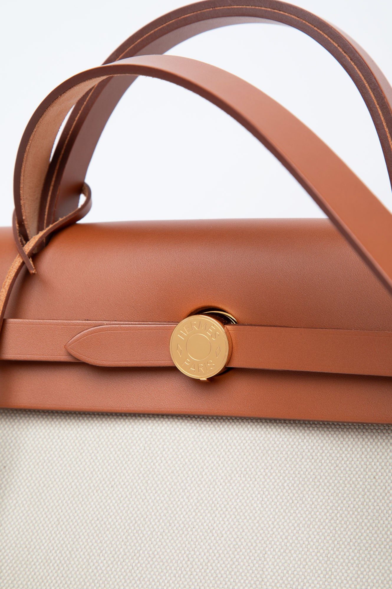 Hermes Toile Militaire & Vache Hunter Herbag Zip 31