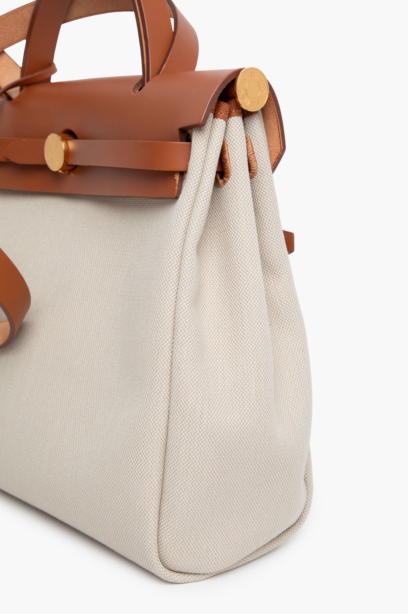 Hermes Toile Militaire & Vache Hunter Herbag Zip 31