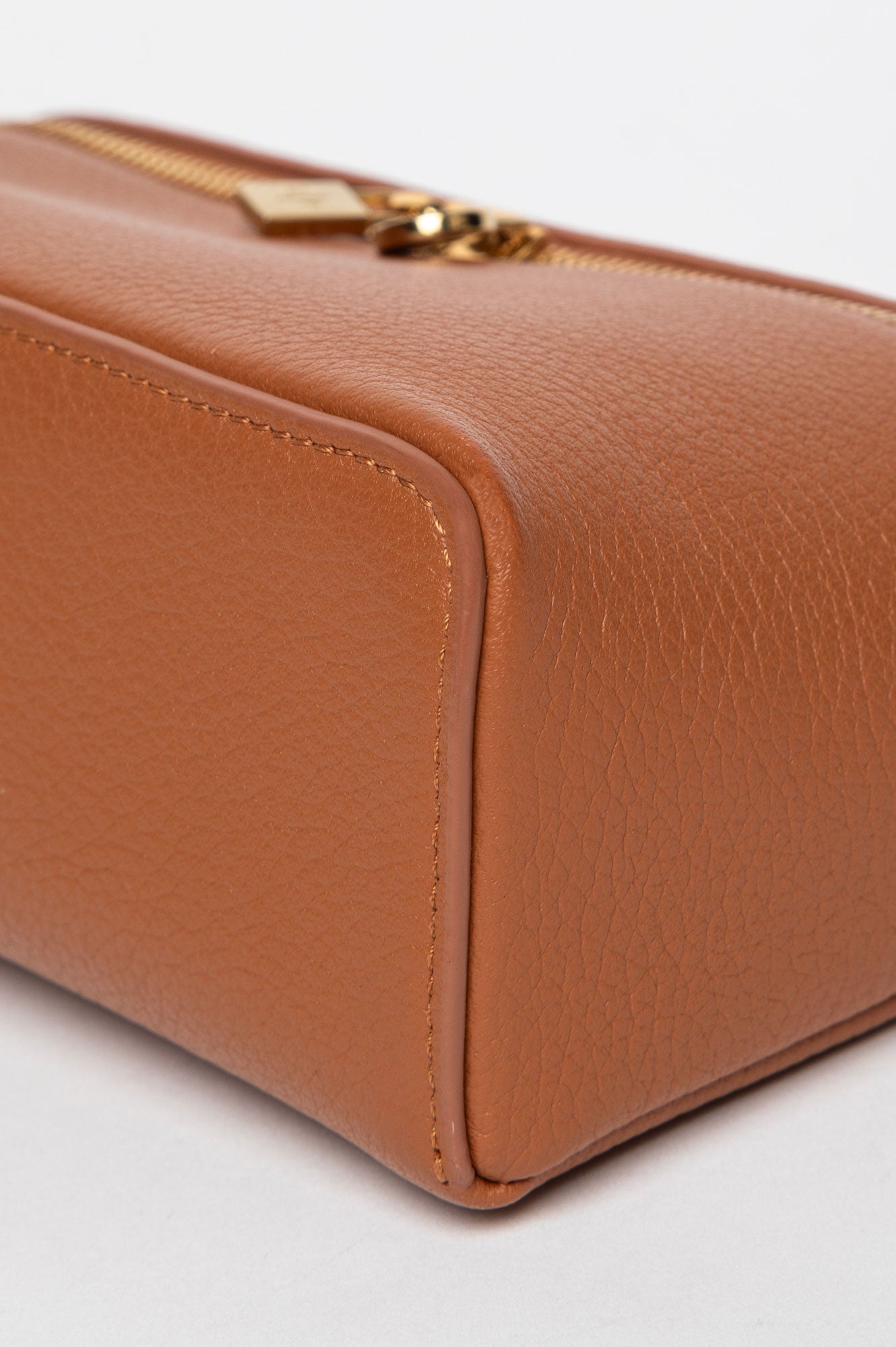 Loro Piana Brown Leather Extra Pocket L19 Bag