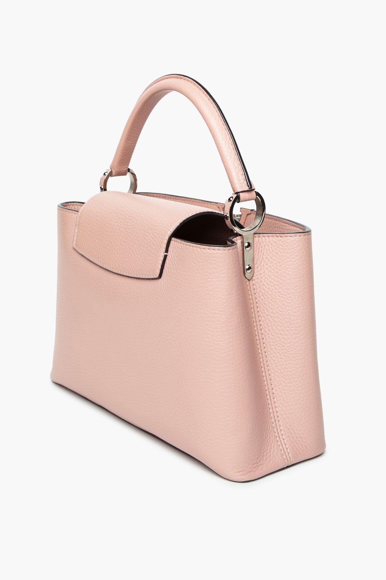 Louis Vuitton Magnolia Pink Taurillon PM Capucines Bag