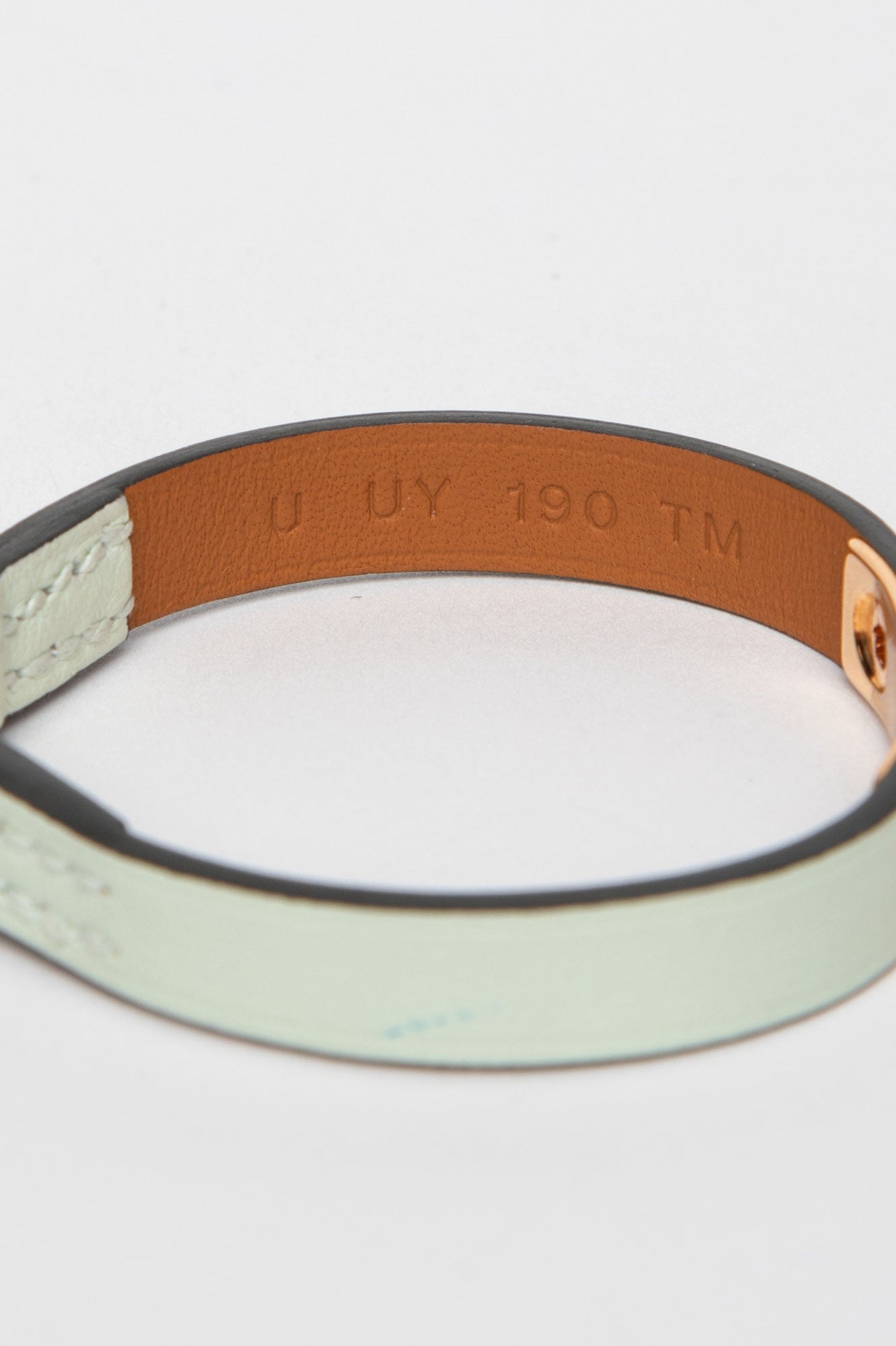 Hermès Yellow Gold Plated Vert Fizz Rivale Mini Bracelet