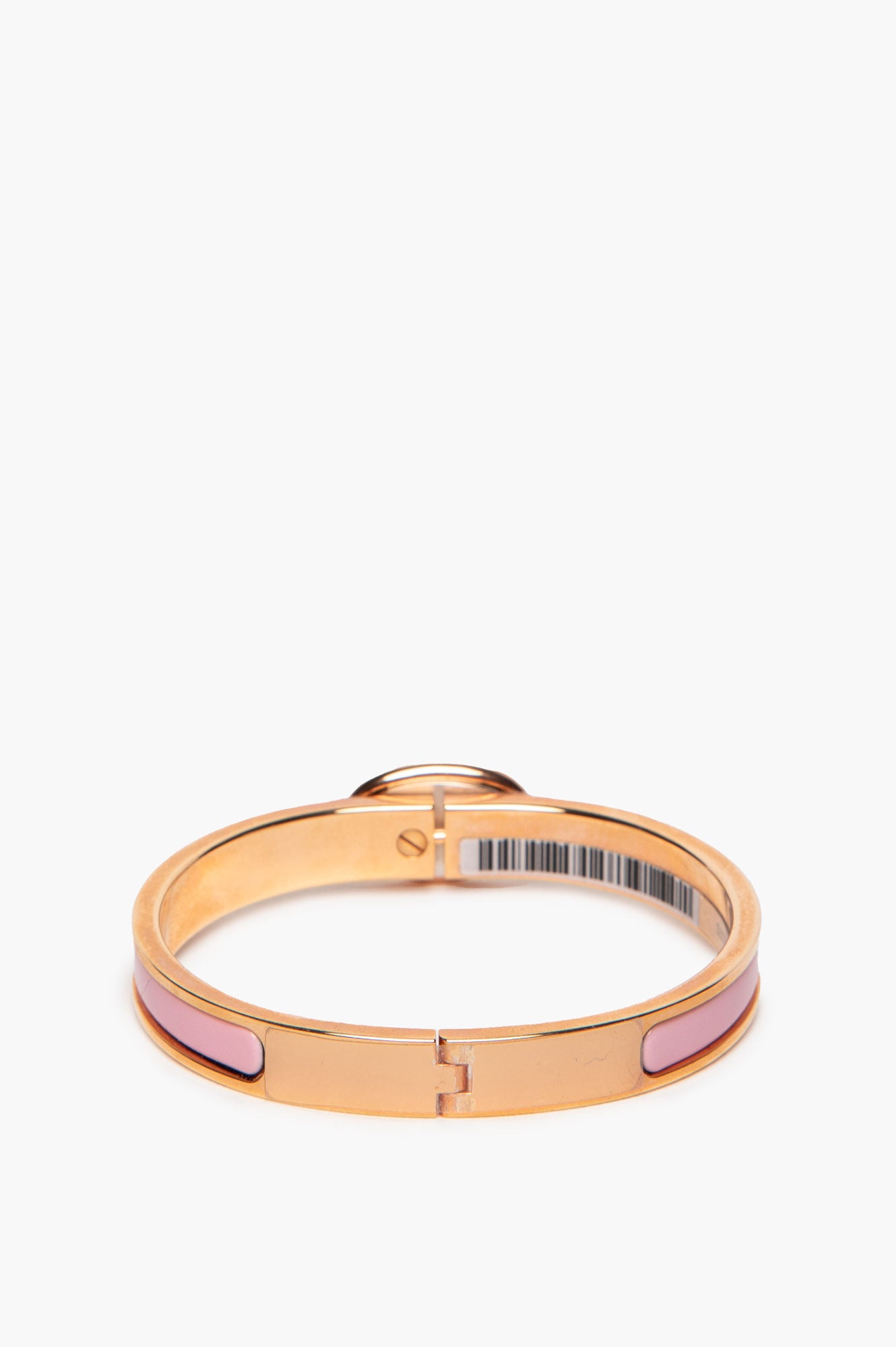 Hermès Rose Gold Plated Rose Fever Mini Clic Chaine d'Ancre Bracelet