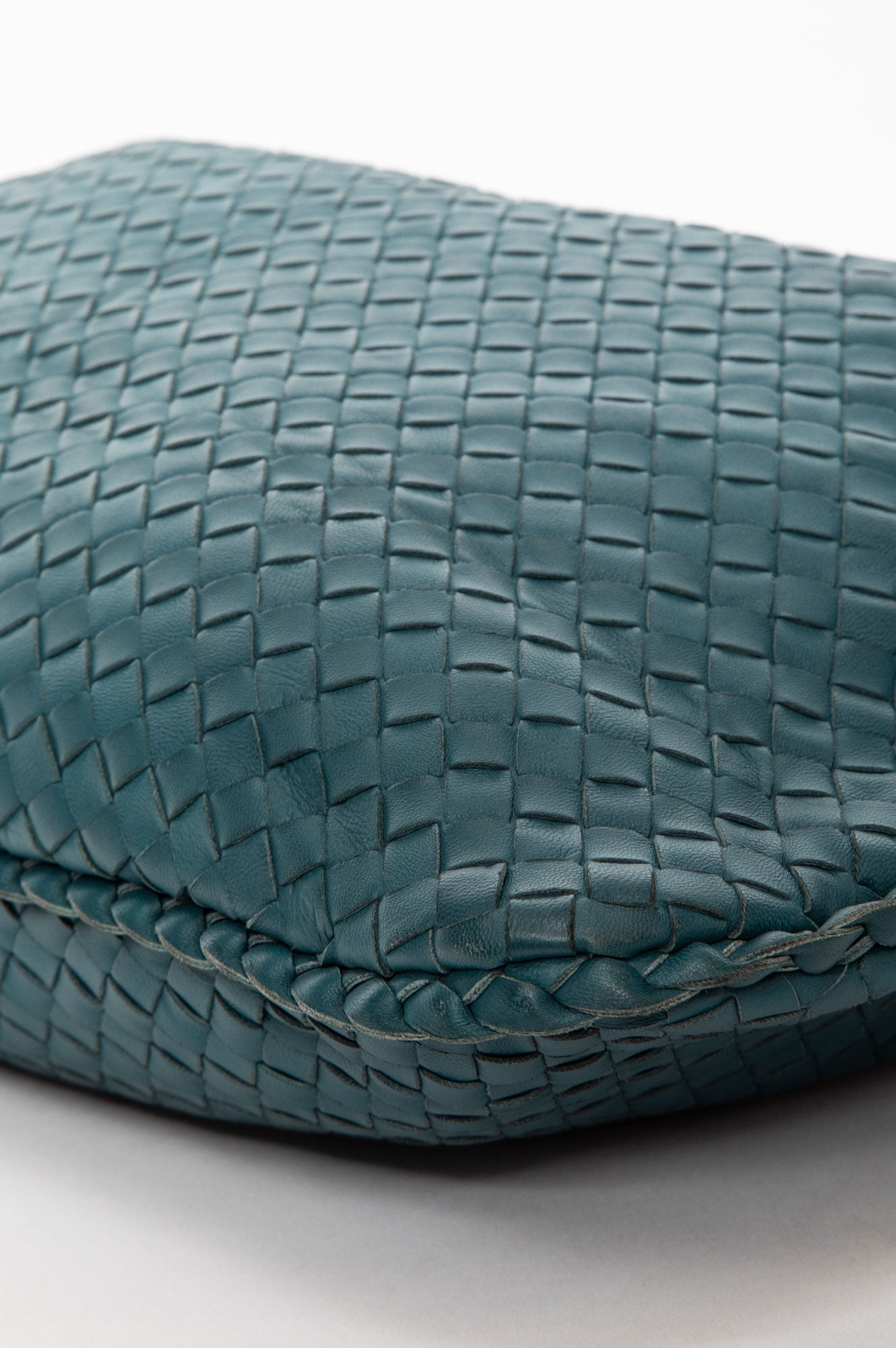 Bottega Veneta Brighton Green Nappa Intrecciato Large Veneta Hobo Bag