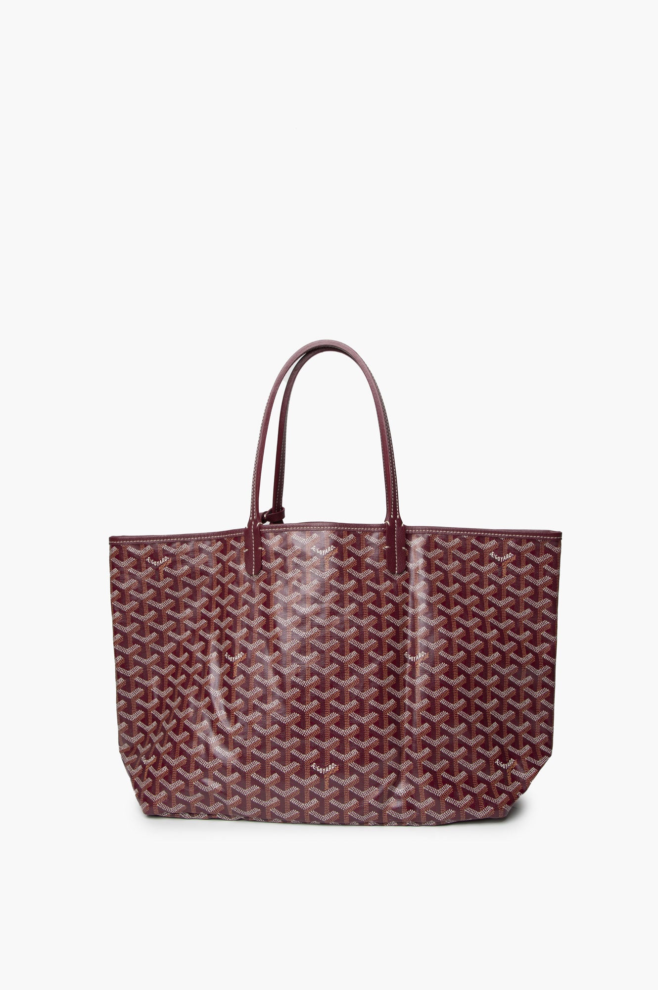 Goyard Red Goyardine Saint Louis MM Bag
