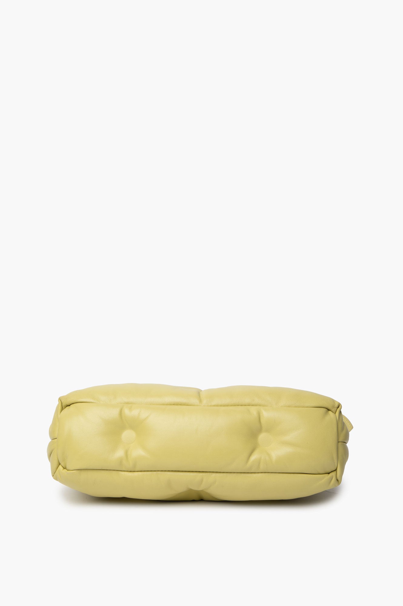 Maison Margiela Medium Lime Green Glam Slam Classique Shoulder Bag