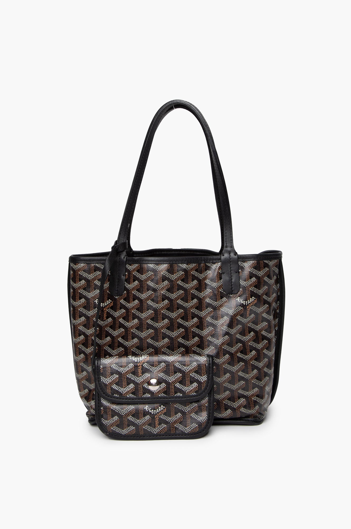 Goyard Black Mini Anjou Tote