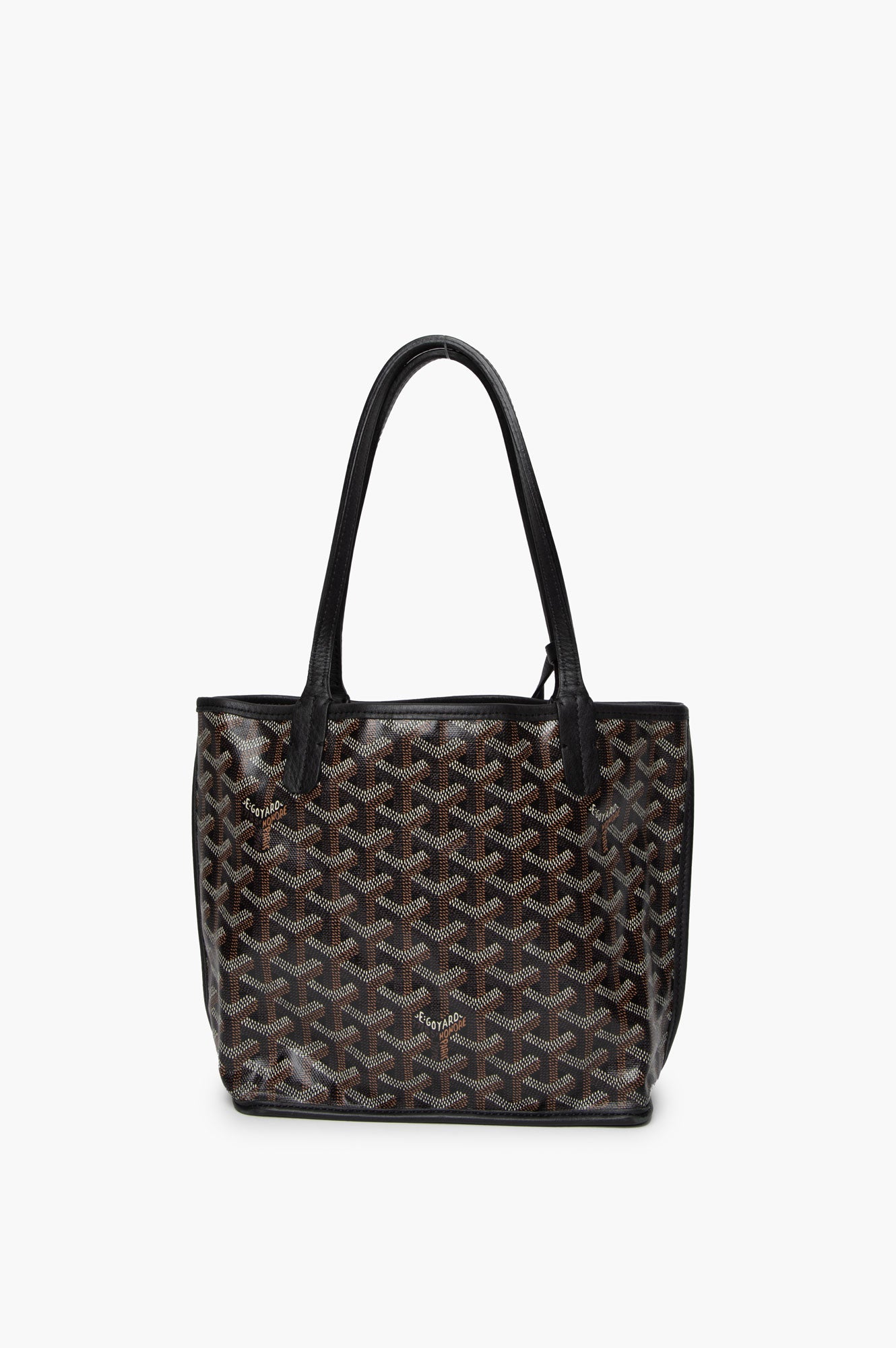 Goyard Black Mini Anjou Tote