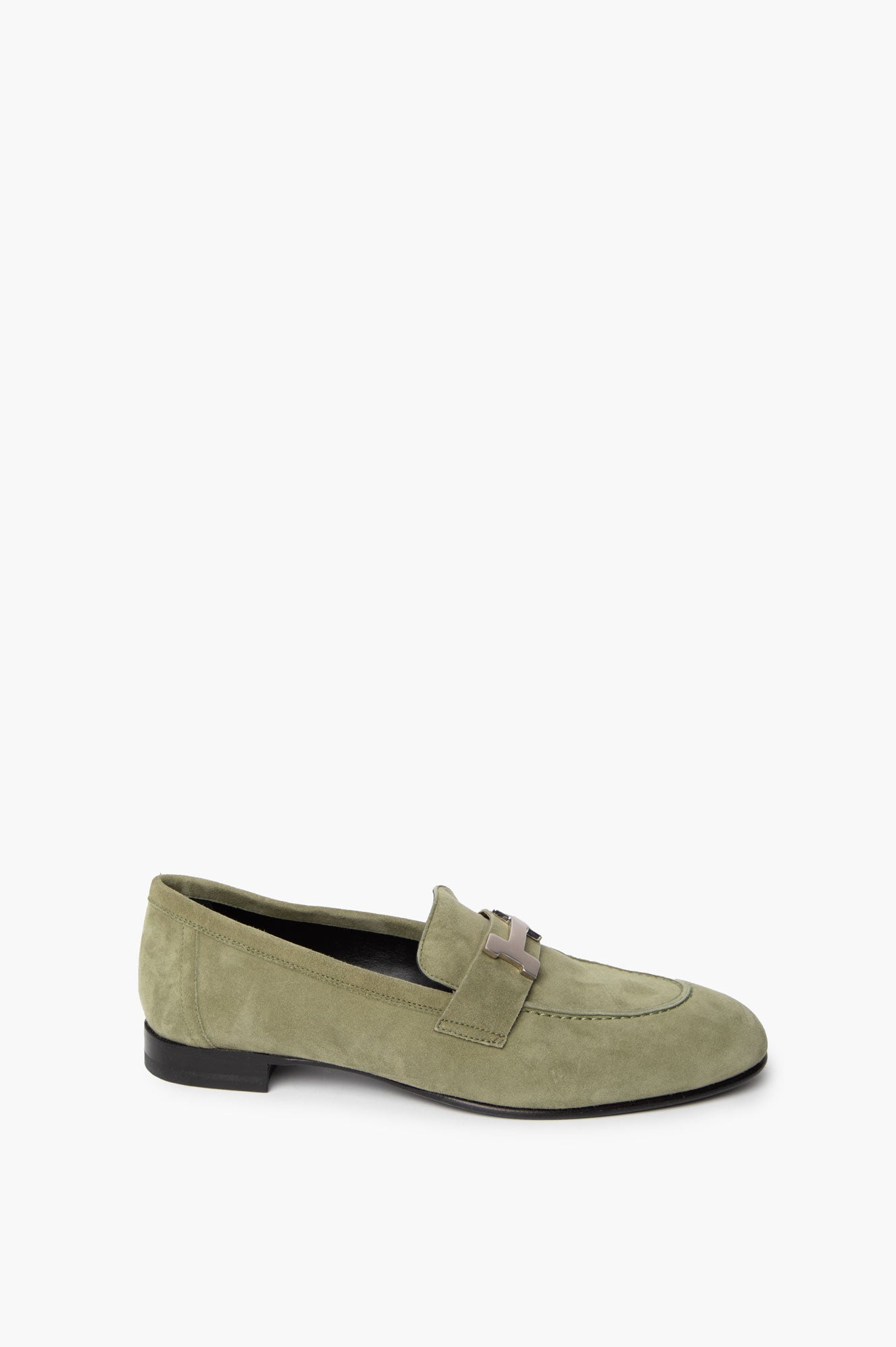 Hermes Vert Celadon Paris Loafer Size 37.5