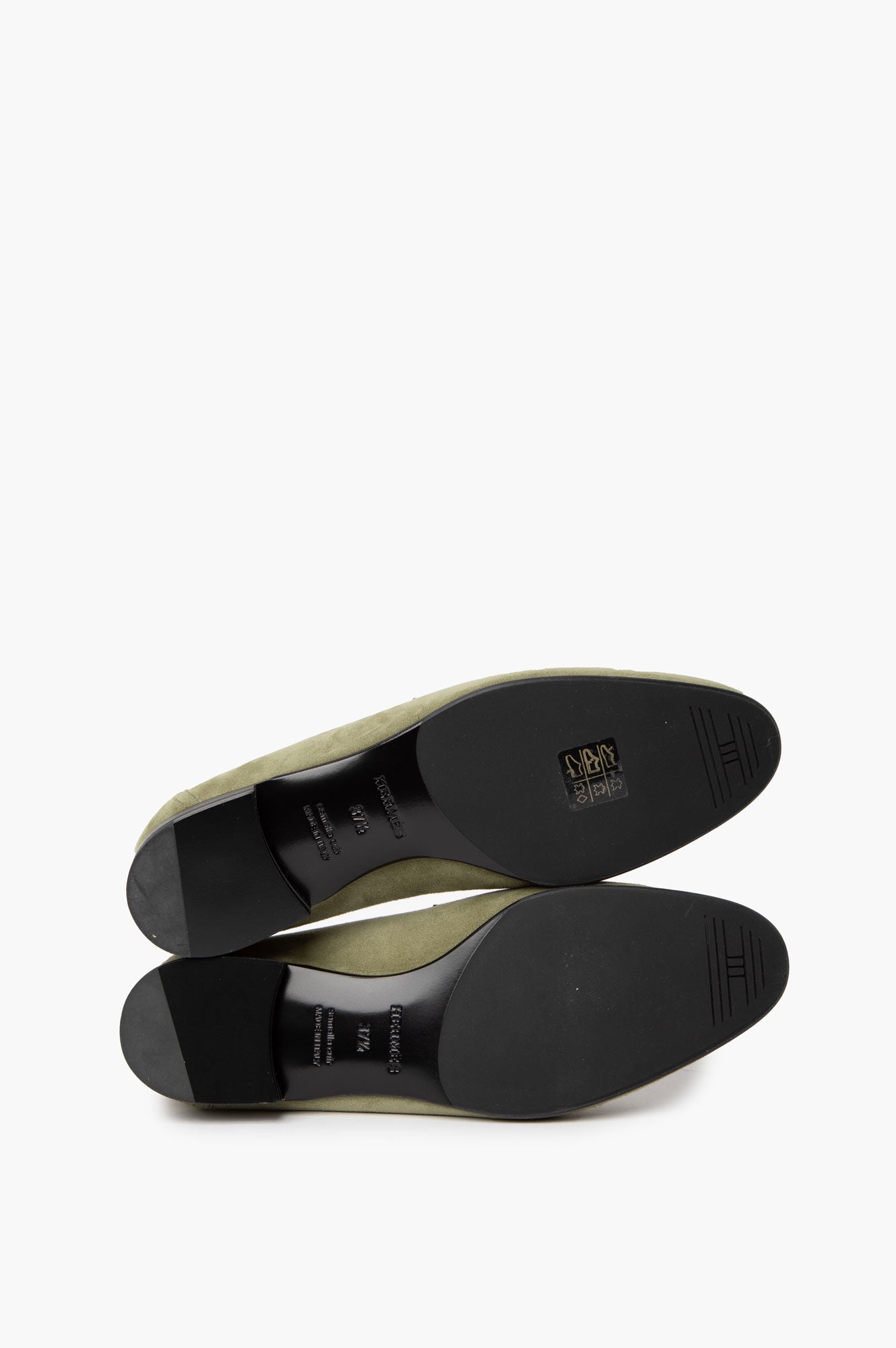 Hermes Vert Celadon Paris Loafer Size 37.5